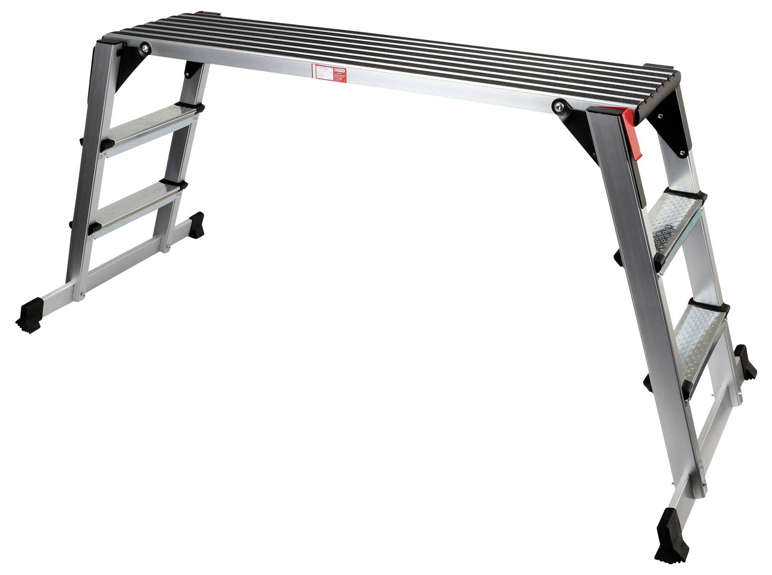 KS Tools 800.0985 Aluminium Klapptritt Silber, Schwarz