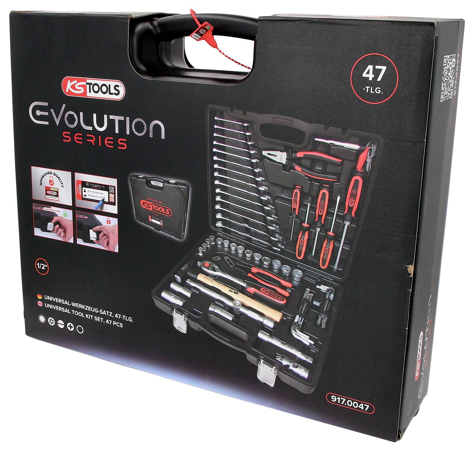 KS Tools 1/2" Universal-Werkzeug-Satz, 47-tlg 917.0047 Werkzeugset