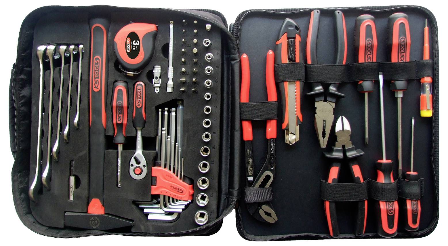 KS Tools 1/4" Universal-Werkzeugtasche, 62-tlg 917.0062 Werkzeugset