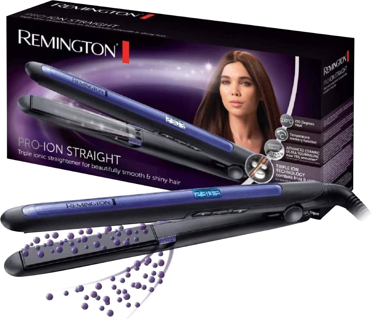 Remington S7710 PRO-Ion Glätteisen Violett, Schwarz