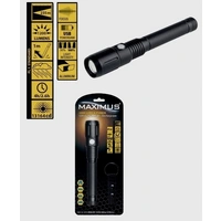 Maximus M-FL-006B-BL-H LED Taschenlampe mit Gürtelclip, mit USB-Schnittstelle akkubetrieben 1200lm Maximus M-FL-006B-BL-H LED Taschenlampe mit Gürtelclip, mit USB-Schnittstelle akkubetrieben 1200lm