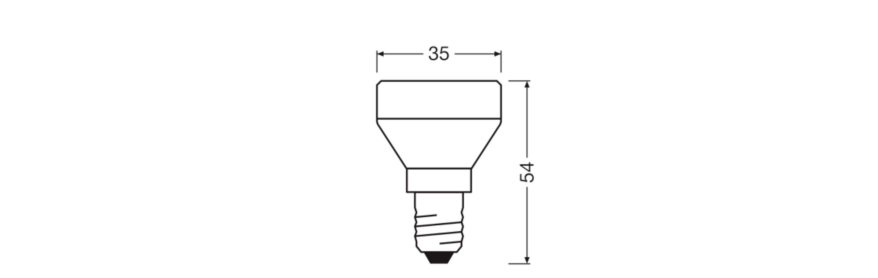 OSRAM HOMELIGHTING 4099854356834 LED EEK G (A - G) E14 3.5W = 26W Warmweiß (Ø x L) 35mm x 54mm 1St.