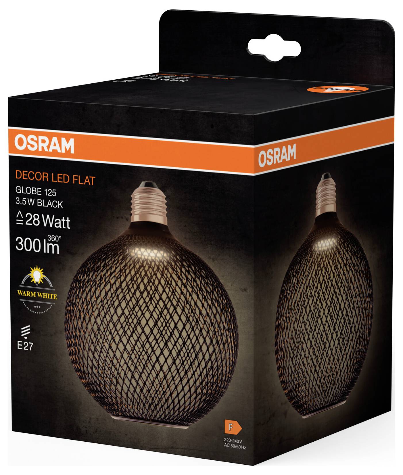 OSRAM HOMELIGHTING 4058075840126 LED EEK F (A - G) E27 Globeform 3.5W = 28W Warmweiß (Ø x L) 125mm x 150mm 1St.