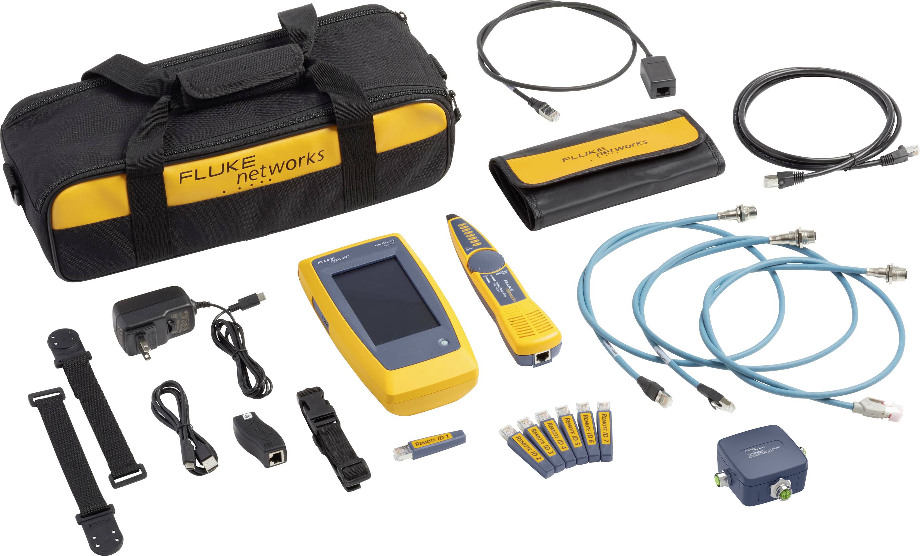 Fluke Networks LIQ-DUO-IE-KIT-H6-UK Kabel, Netzwerk und WiFi Industrial Ethernet-Tester Passend für