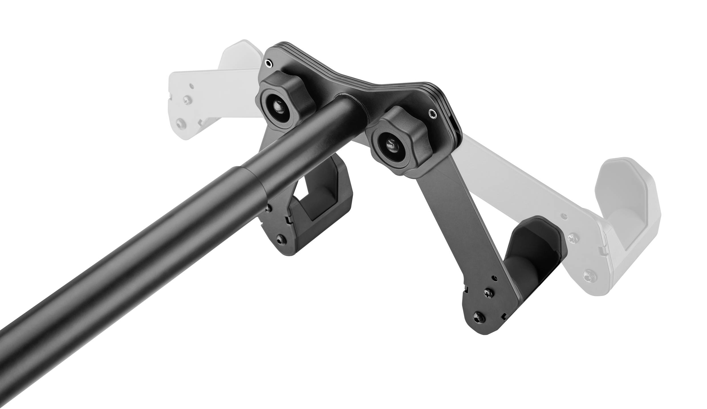 Elevar LBM-05 Fahrradwandhalter Anzahl Einstellplätze=1 Stahl, PVC, Silikon Matt Schwarz