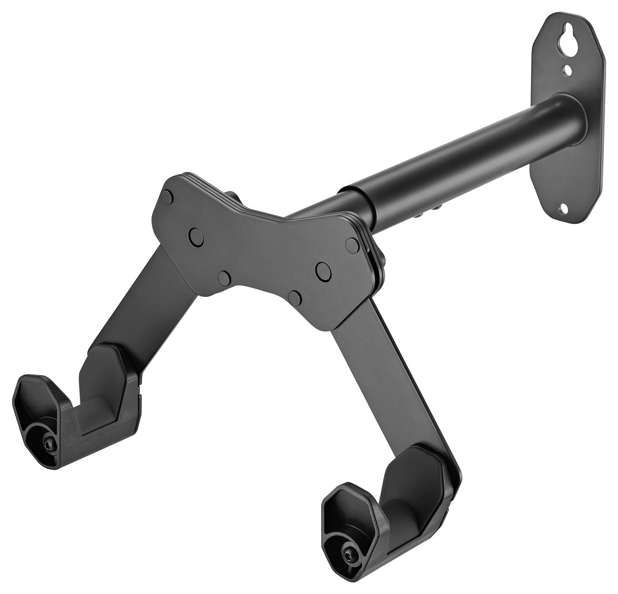 Elevar LBM-05 Fahrradwandhalter Anzahl Einstellplätze=1 Stahl, PVC, Silikon Matt Schwarz