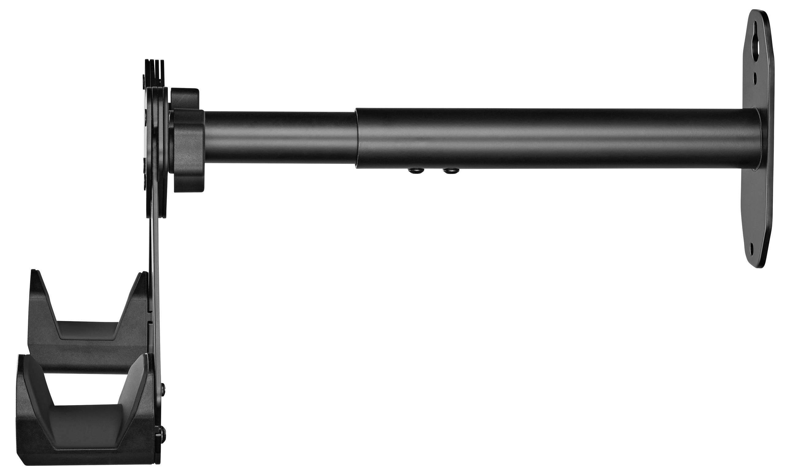 Elevar LBM-05 Fahrradwandhalter Anzahl Einstellplätze=1 Stahl, PVC, Silikon Matt Schwarz