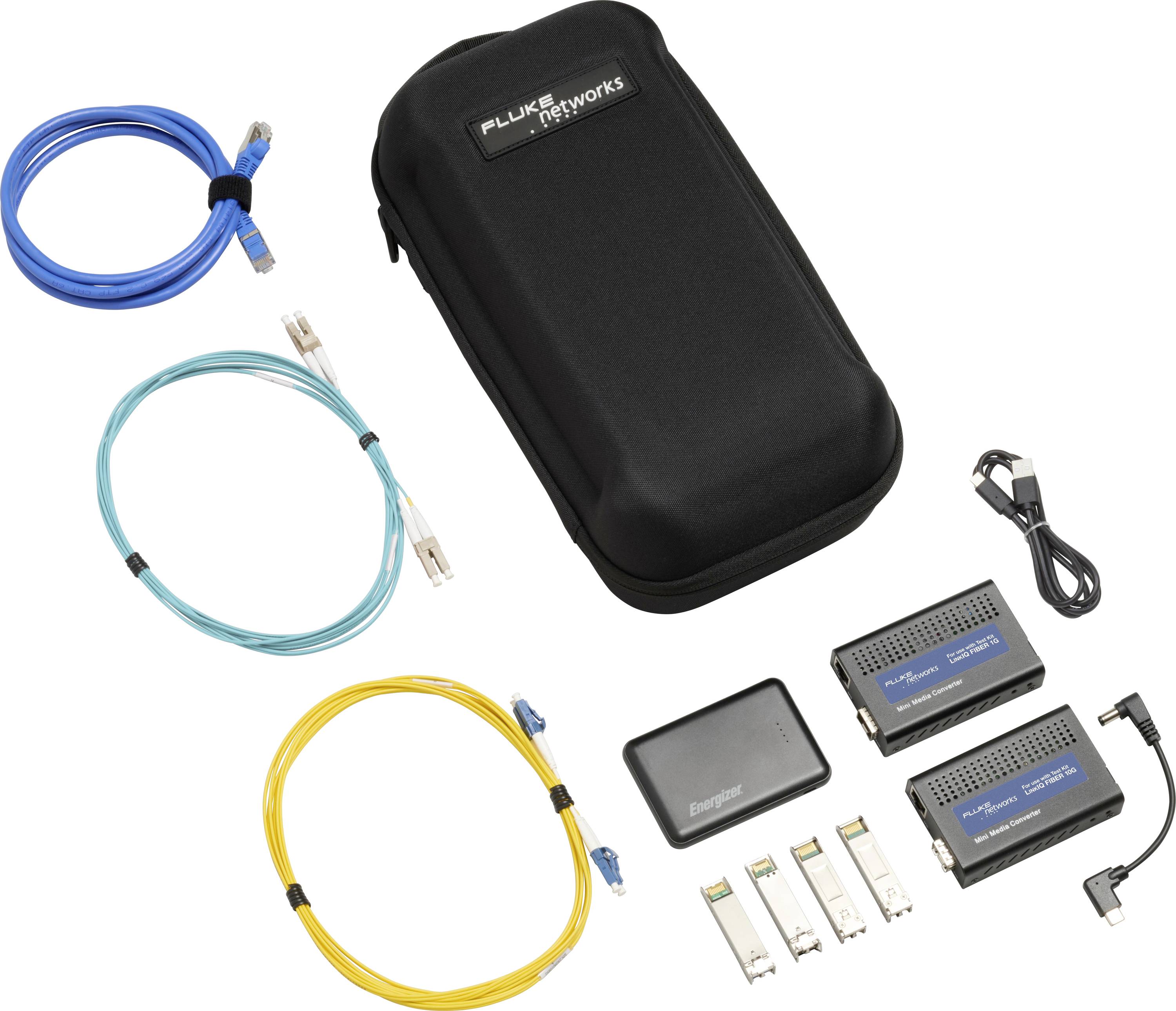 Fluke Networks FMC-10G Glasfaser-Medienkonverter Passend für (Netzwerk-Spezifikationen (CAT)): Glasfaser, 10 Gbit/s