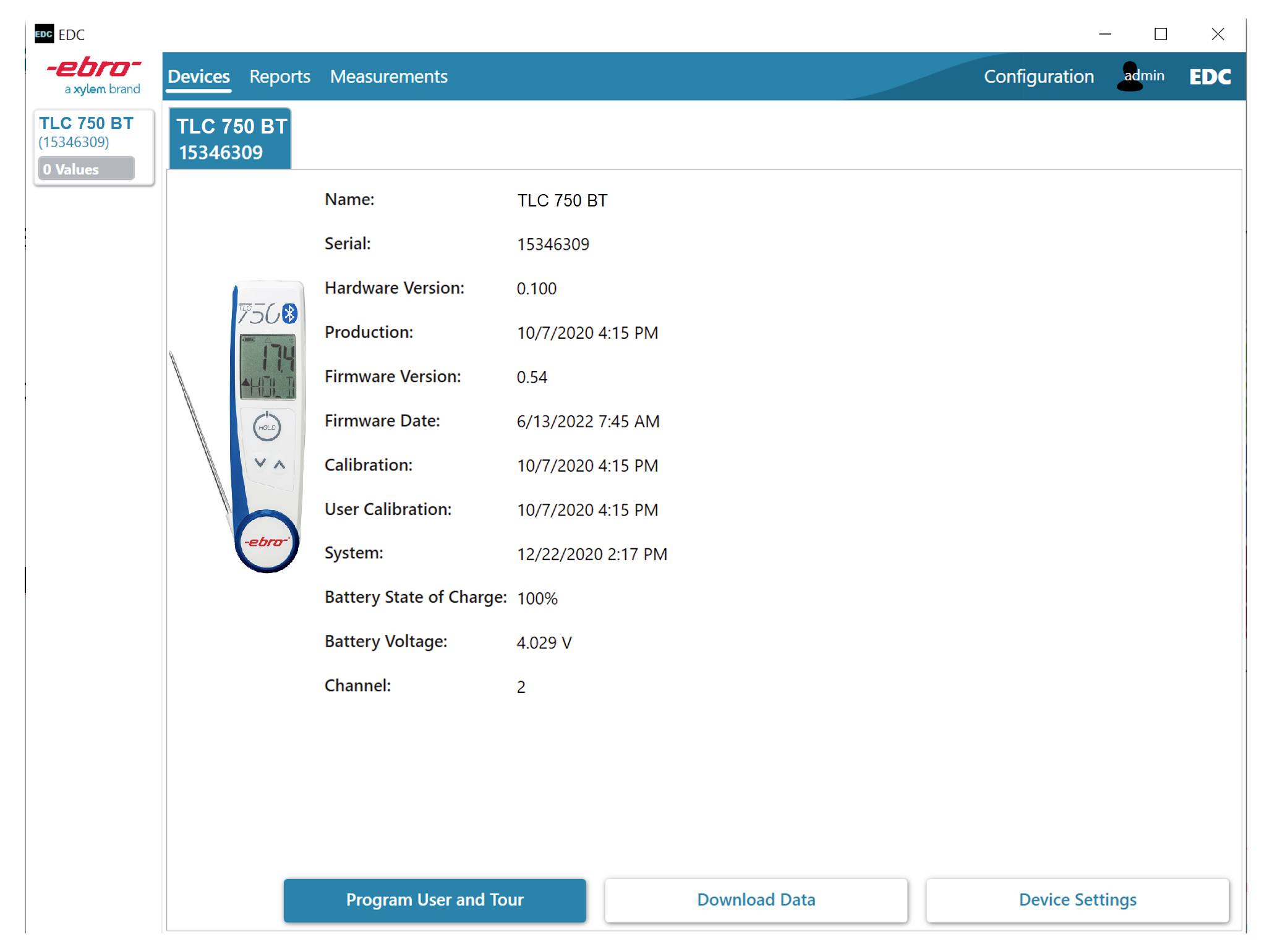 Xylem Easy Data Collector Mess-Software