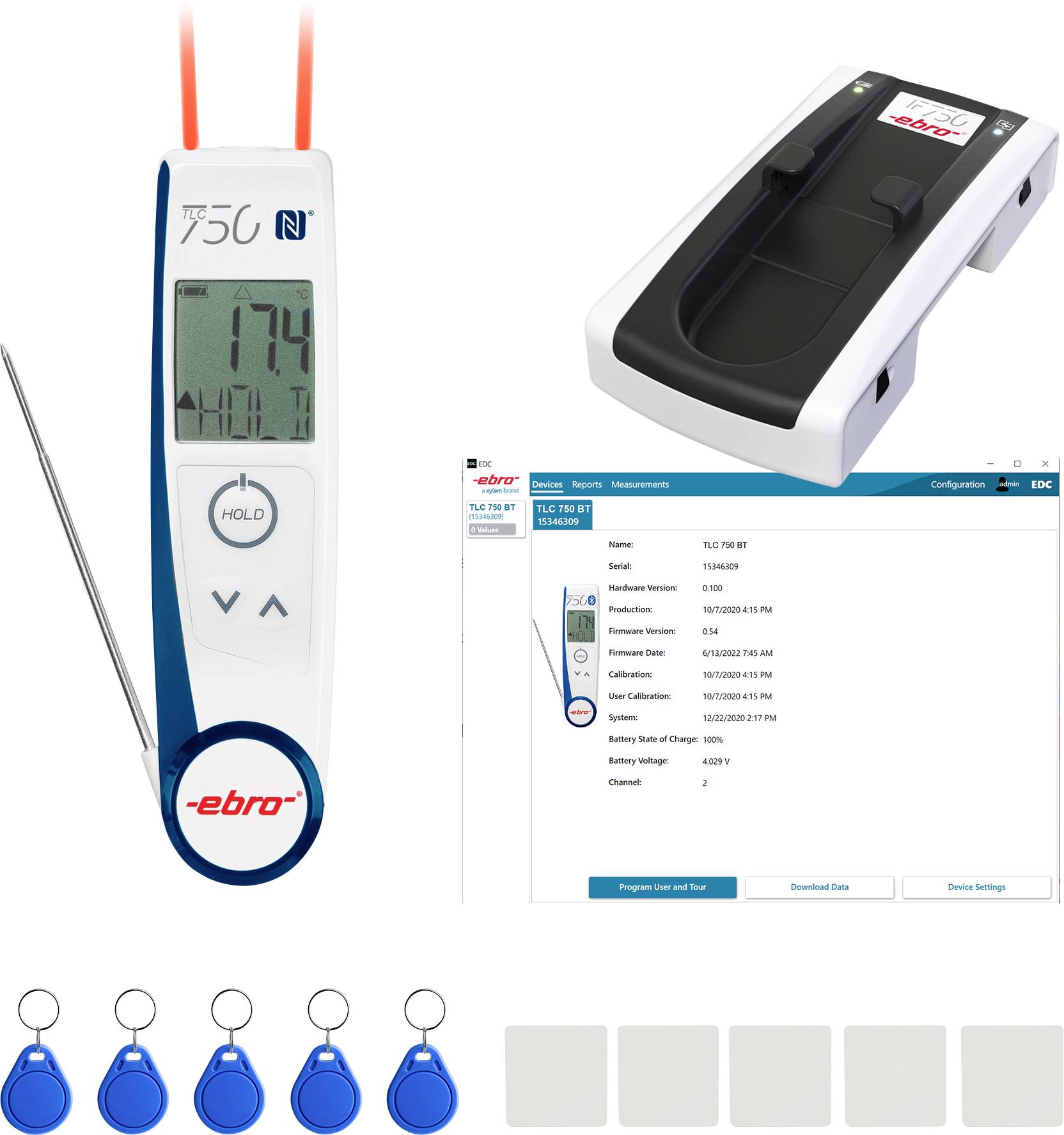 Xylem SH 750NFC        Temperatur-Messgerät