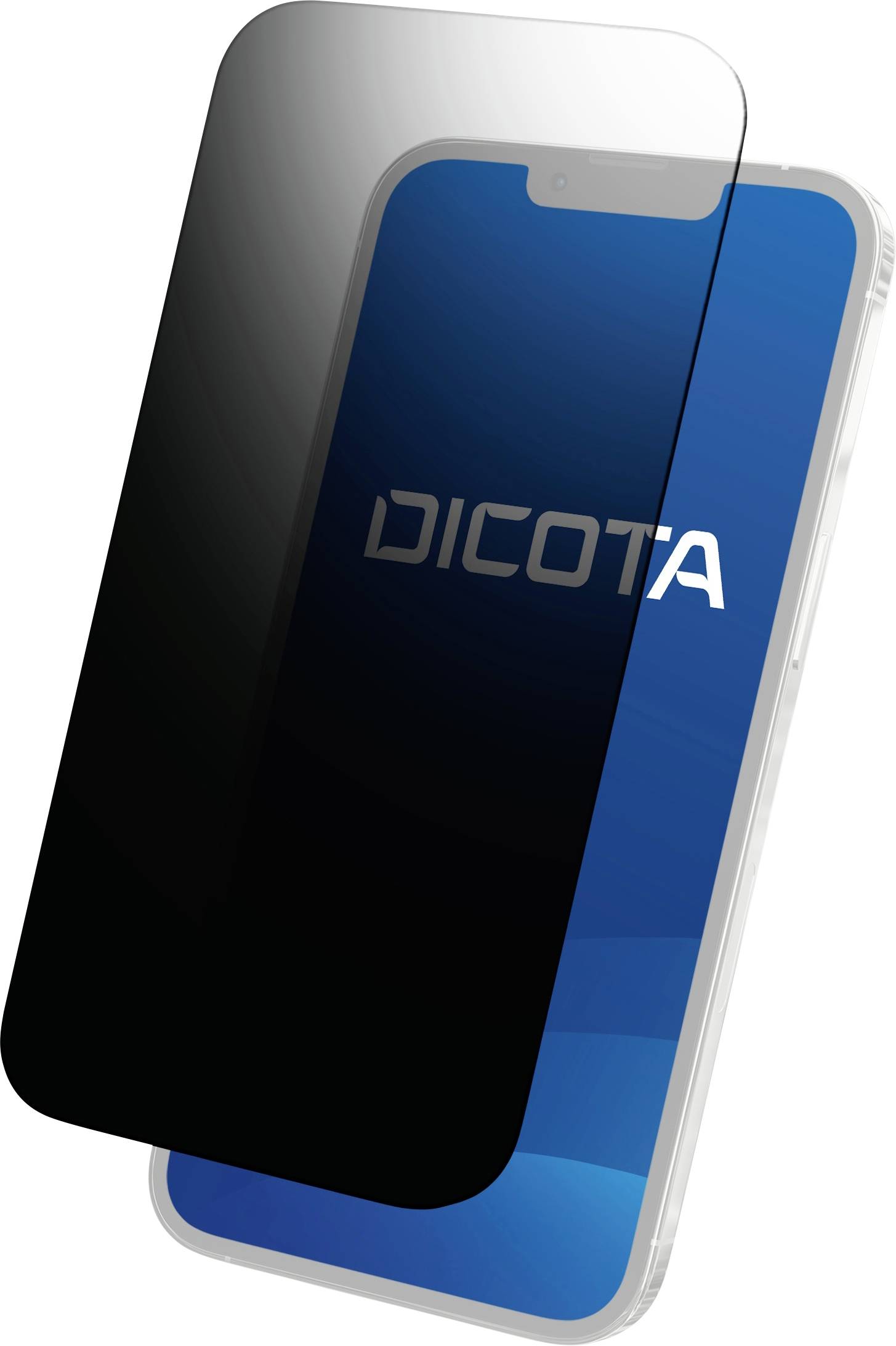Dicota D80173-4AD Displayschutzglas mit Blickschutz Apple iPhone 15 1 St. Blaulicht-Filter, kratzfest D80173-4AD