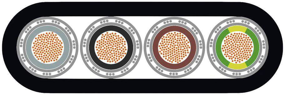 LAPP 0041075/500 Flachbandkabel 4 x 1.5mm² 500m