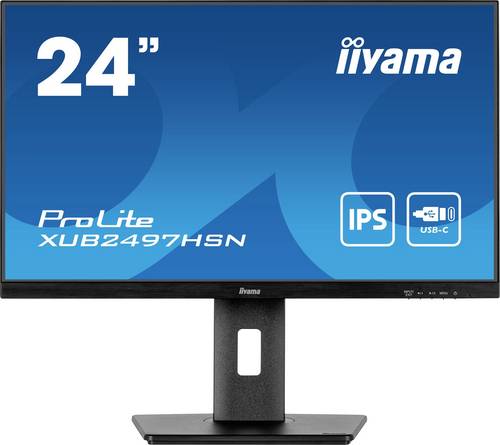 Iiyama ProLite XUB2497HSN-B2 LED-Monitor EEK E (A - G) 60.5 cm (23.8 Zoll) 1920 x 1080 Pixel 16:9 1