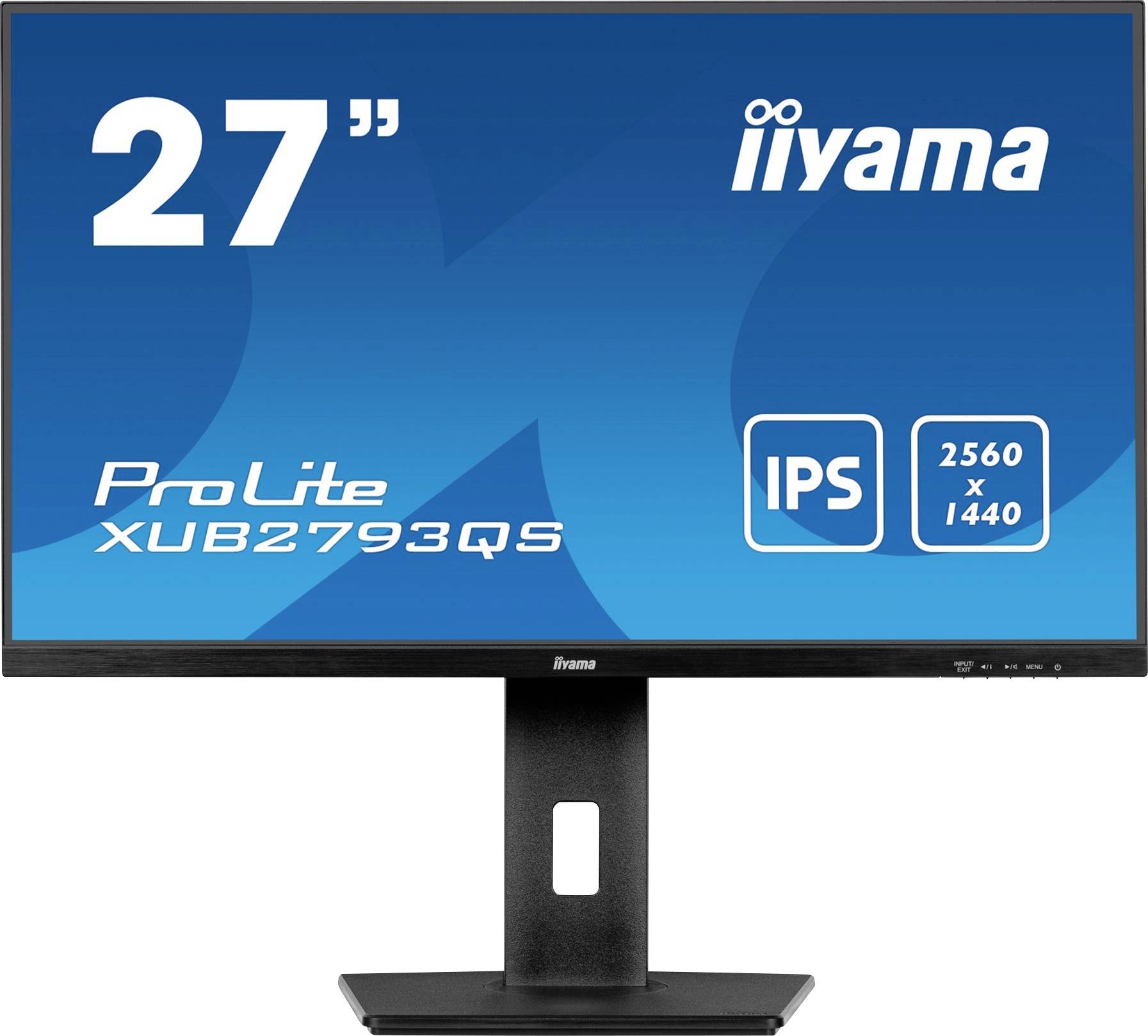 Iiyama ProLite XUB2793QS-B7 LED-Monitor EEK E (A - G) 68.6cm (27 Zoll) 2560 x 1440 Pixel 16:9 1 ms HDMI®, DisplayPort, Kopfhörer