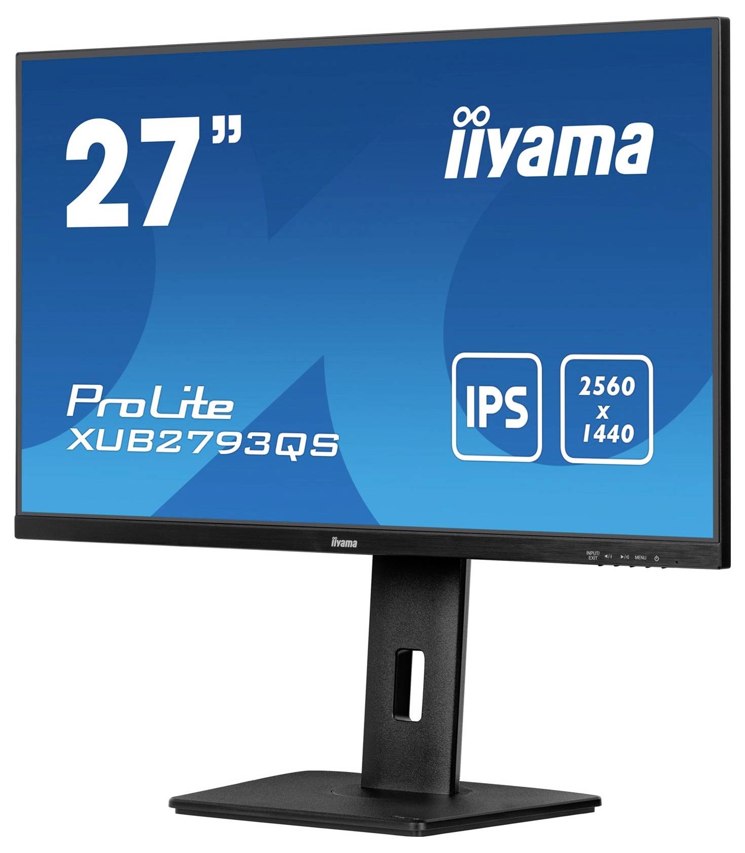Iiyama ProLite XUB2793QS-B7 LED-Monitor EEK E (A - G) 68.6cm (27 Zoll) 2560 x 1440 Pixel 16:9 1 ms HDMI®, DisplayPort, Kopfhörer