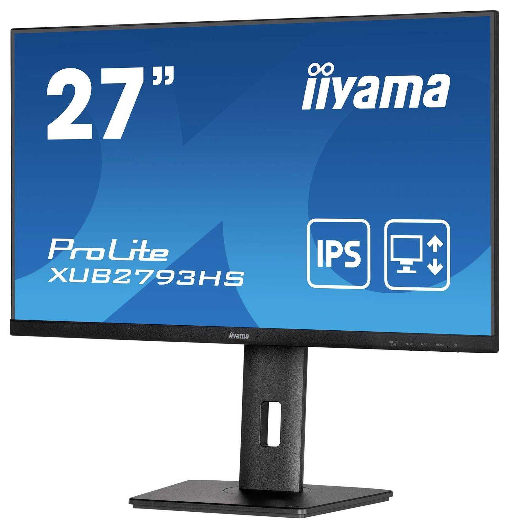 Iiyama ProLite XUB2793HS-B7 LED-Monitor EEK E (A - G) 68.6cm (27 Zoll) 1920 x 1080 Pixel 16:9 1 ms HDMI®, DisplayPort, Kopfhörer