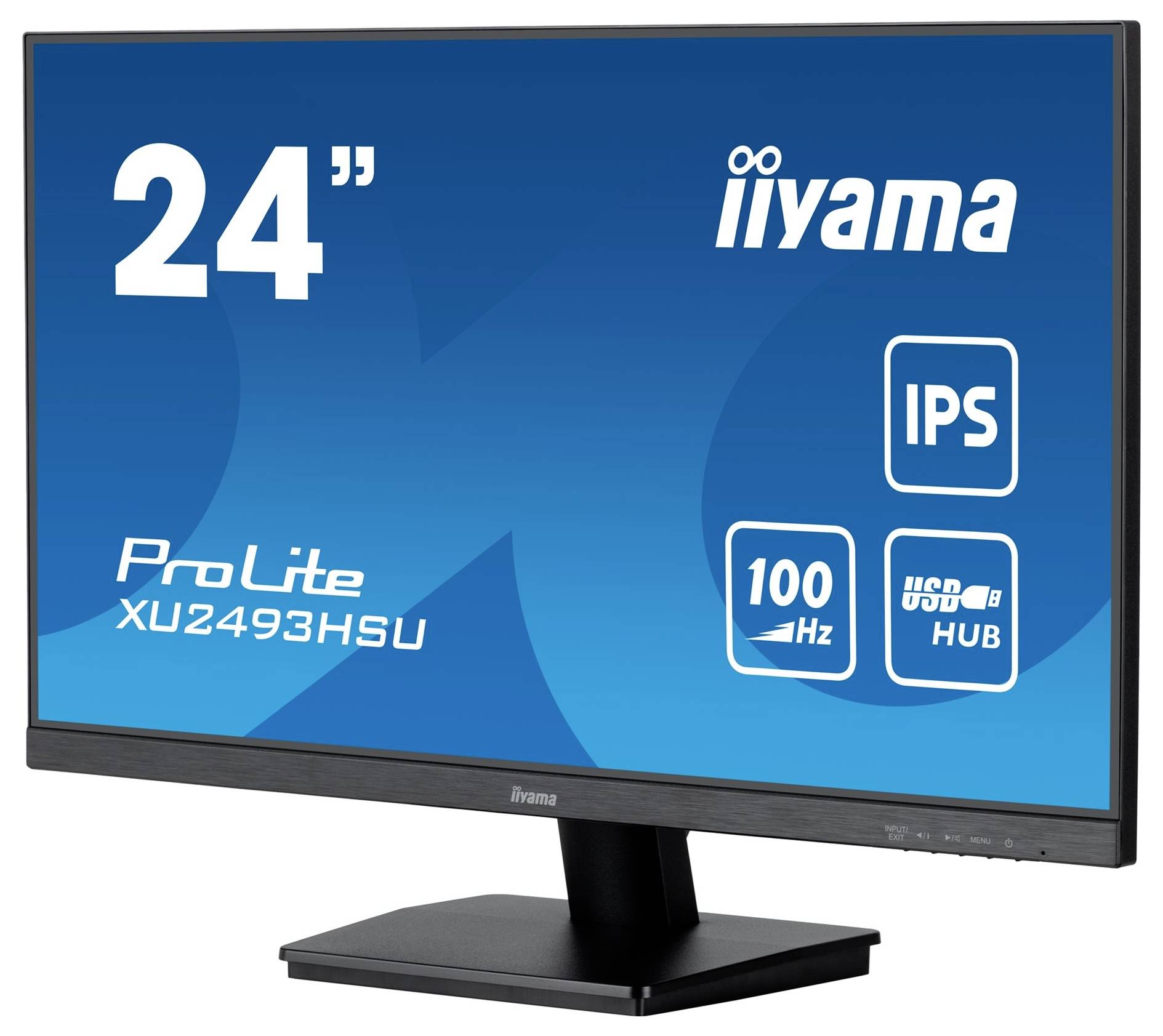 Iiyama ProLite XU2493HSU-B7 LED-Monitor EEK E (A - G) 60.5cm (23.8 Zoll) 1920 x 1080 Pixel 16:9 1 ms HDMI®, DisplayPort