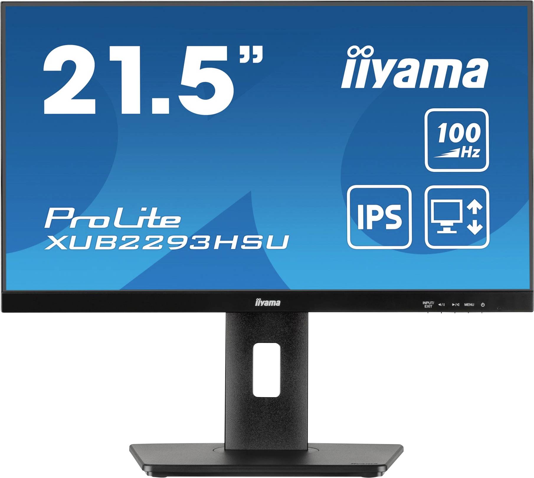 Iiyama ProLite XUB2293HSU-B7 LED-Monitor EEK E (A - G) 54.6cm (21.5 Zoll) 1920 x 1080 Pixel 16:9 1 ms HDMI®, DisplayPort