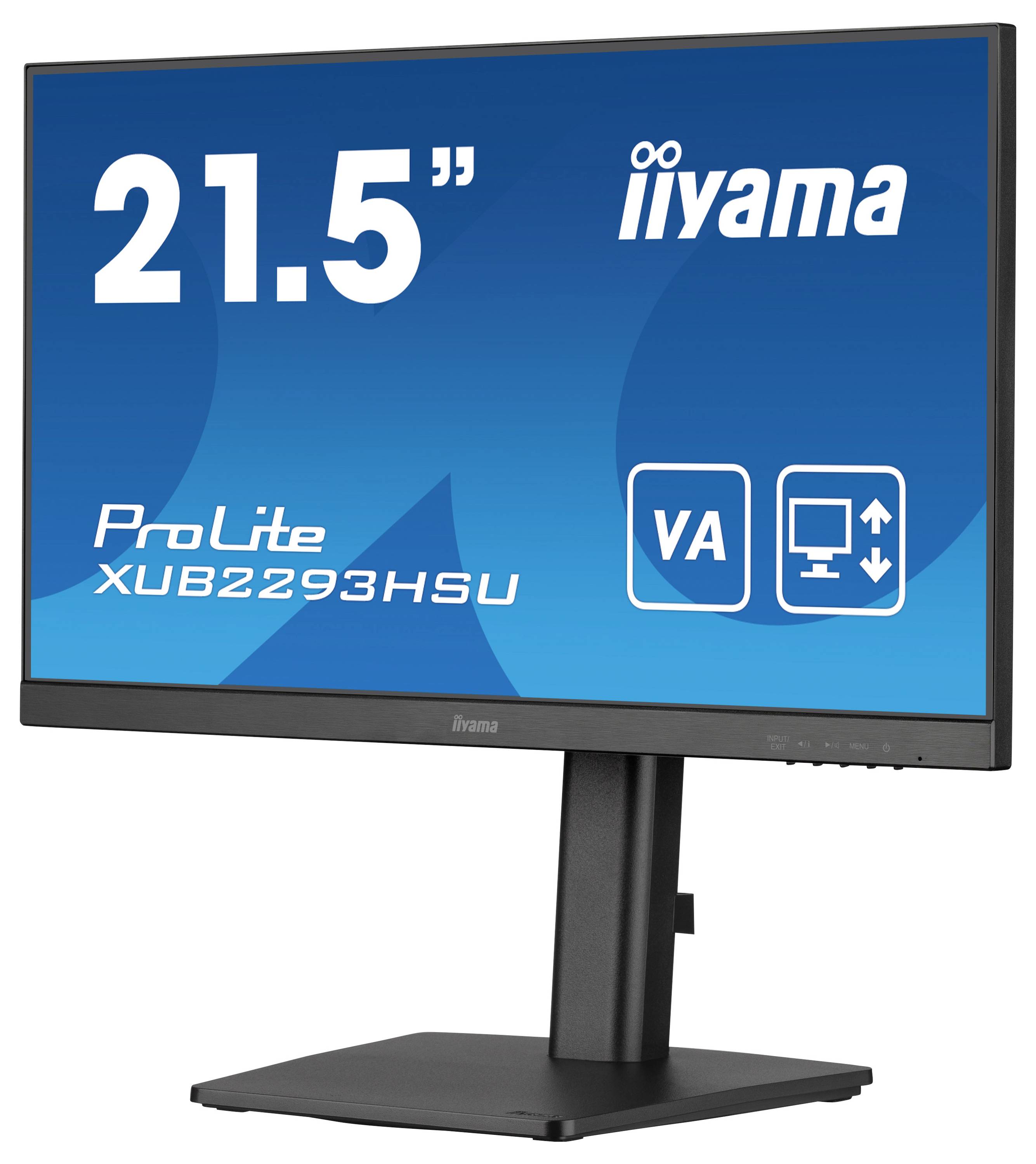 Iiyama ProLite XUB2293HSU-B7 LED-Monitor EEK E (A - G) 54.6cm (21.5 Zoll) 1920 x 1080 Pixel 16:9 1 ms HDMI®, DisplayPort