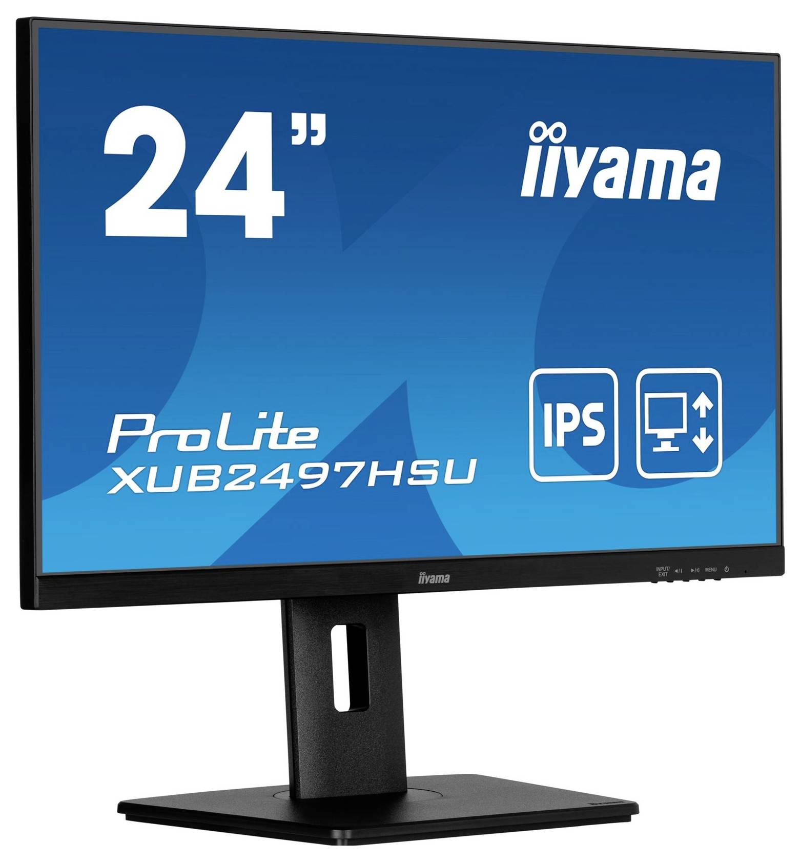 Iiyama ProLite XUB2497HSU-B2 LED-Monitor EEK E (A - G) 60.5cm (23.8 Zoll) 1920 x 1080 Pixel 16:9 1 ms HDMI®, DisplayPort