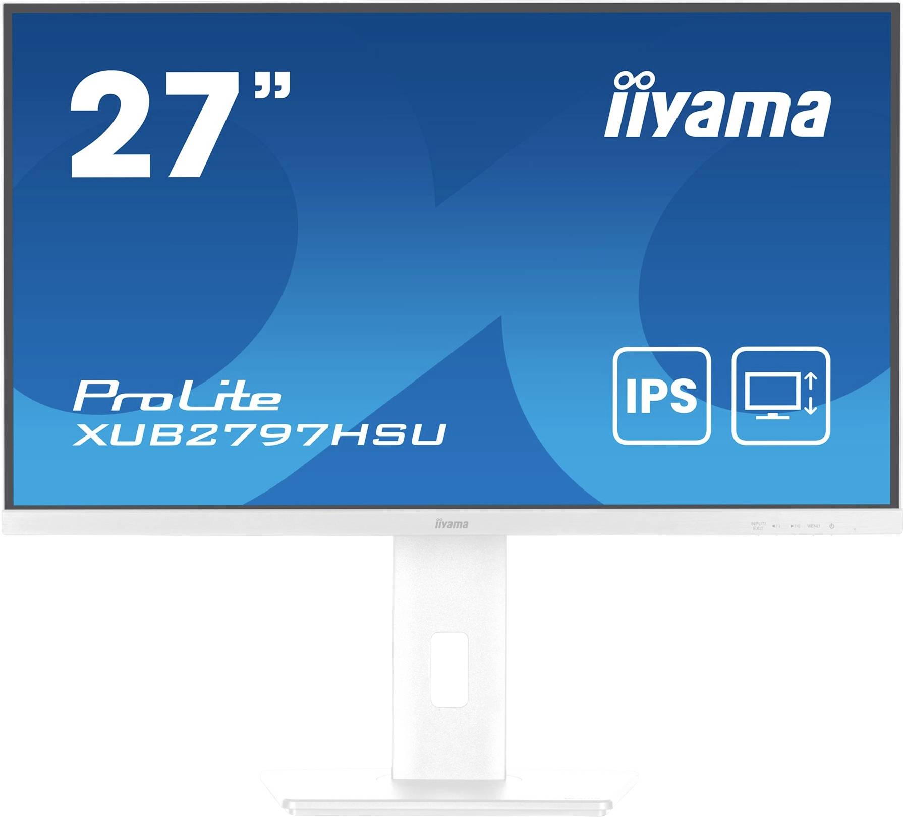 Iiyama ProLite XUB2797HSU-W2 LED-Monitor EEK E (A - G) 68.6cm (27 Zoll) 1920 x 1080 Pixel 16:9 1 ms HDMI®, DisplayPort, Kopfhörer