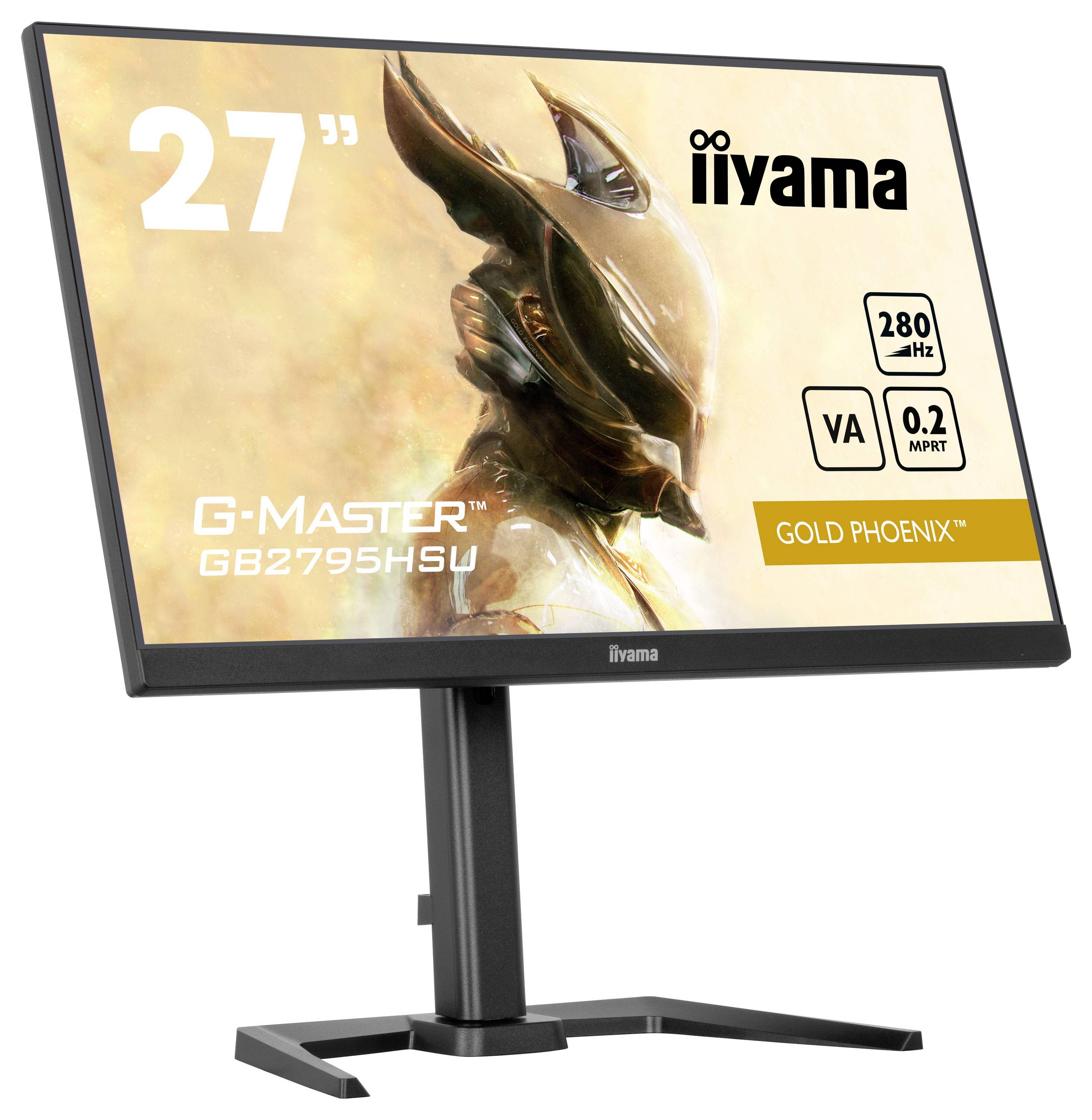 Iiyama G-Master Gold GB2795HSU-B1 Gaming Monitor EEK E (A - G) 68.6cm (27 Zoll) 1920 x 1080 Pixel 16:9 0.2 ms HDMI®, DisplayPort