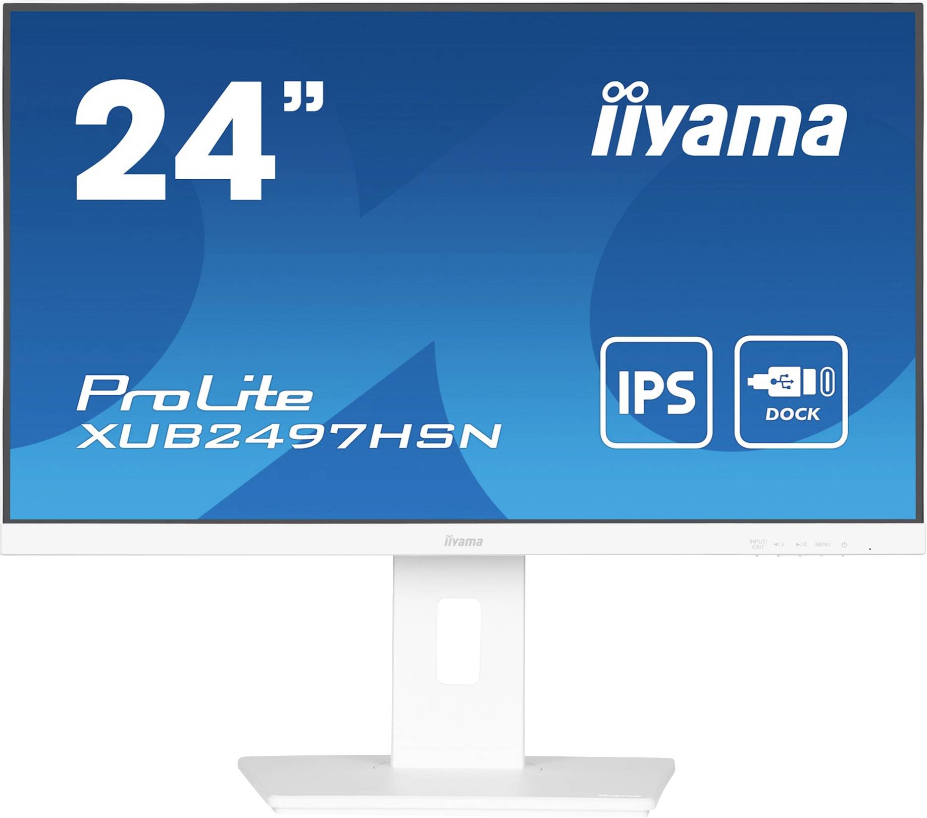 Iiyama ProLite XUB2497HSN-W2 LED-Monitor EEK E (A - G) 60.5cm (23.8 Zoll) 1920 x 1080 Pixel 16:9 1 ms HDMI®, DisplayPort