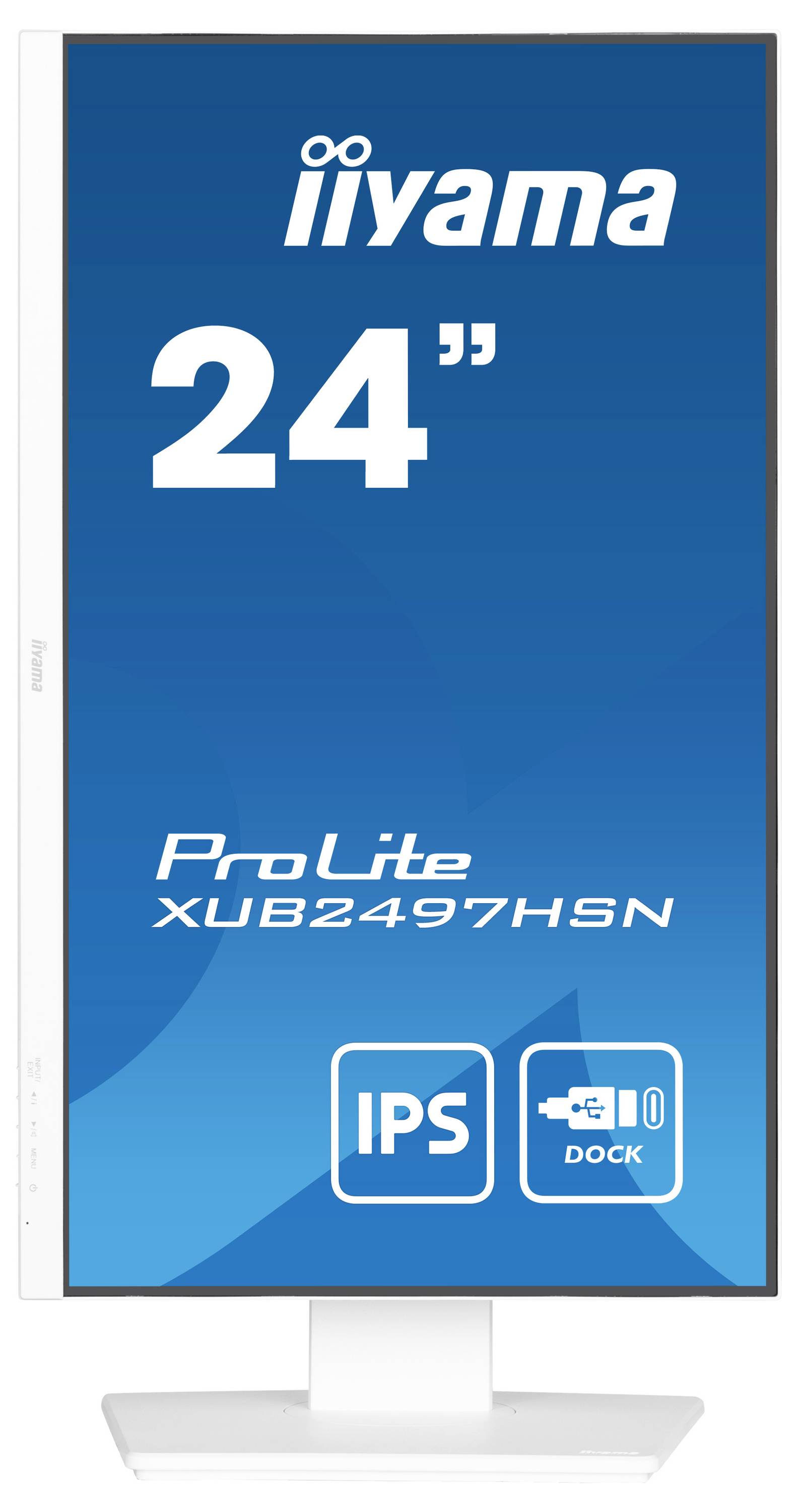 Iiyama ProLite XUB2497HSN-W2 LED-Monitor EEK E (A - G) 60.5cm (23.8 Zoll) 1920 x 1080 Pixel 16:9 1 ms HDMI®, DisplayPort