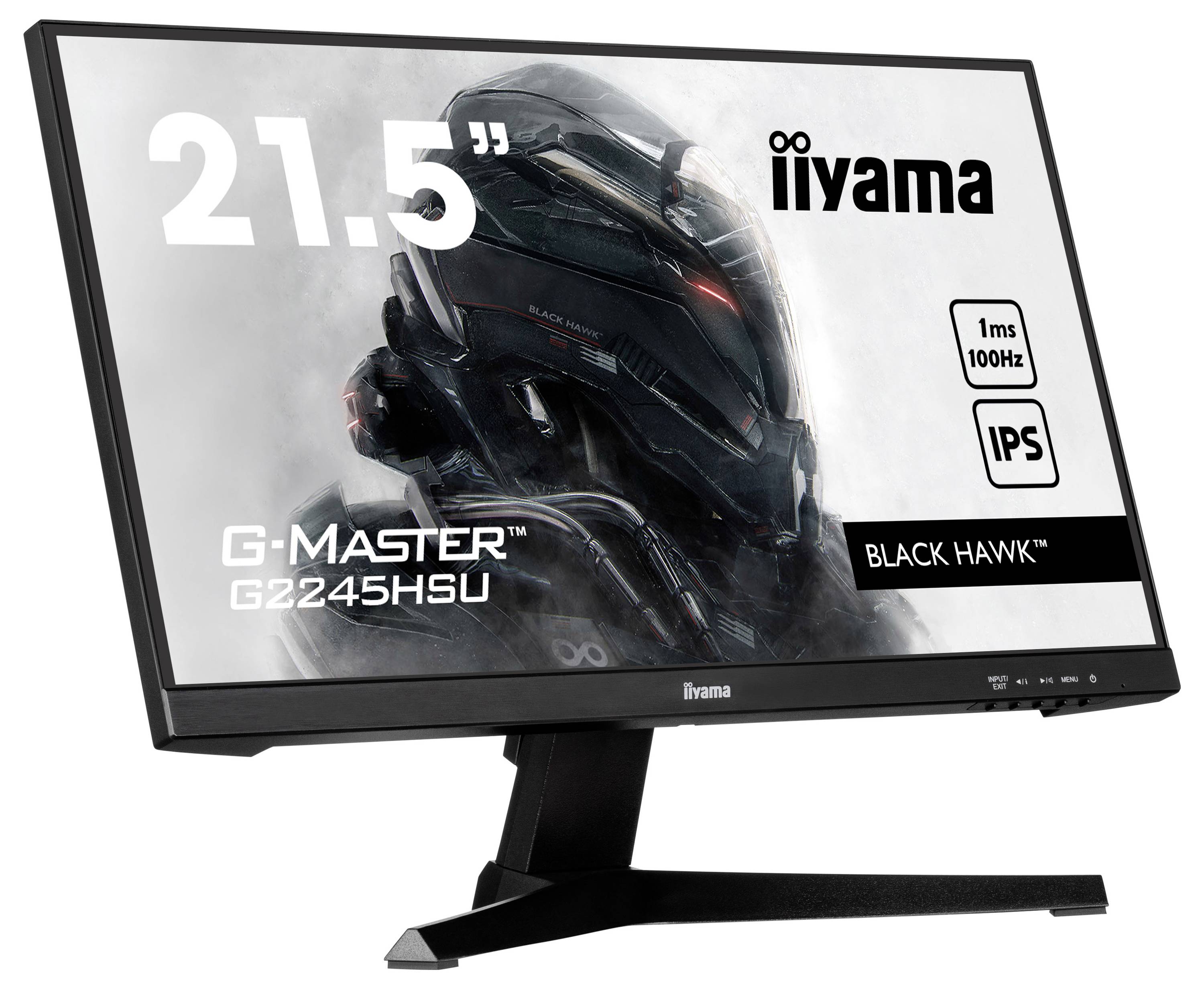 Iiyama G-Master Black Hawk G2245HSU-B2 Gaming Monitor EEK E (A - G) 54.6cm (21.5 Zoll) 1920 x 1080 Pixel 16:9 1 ms HDMI®