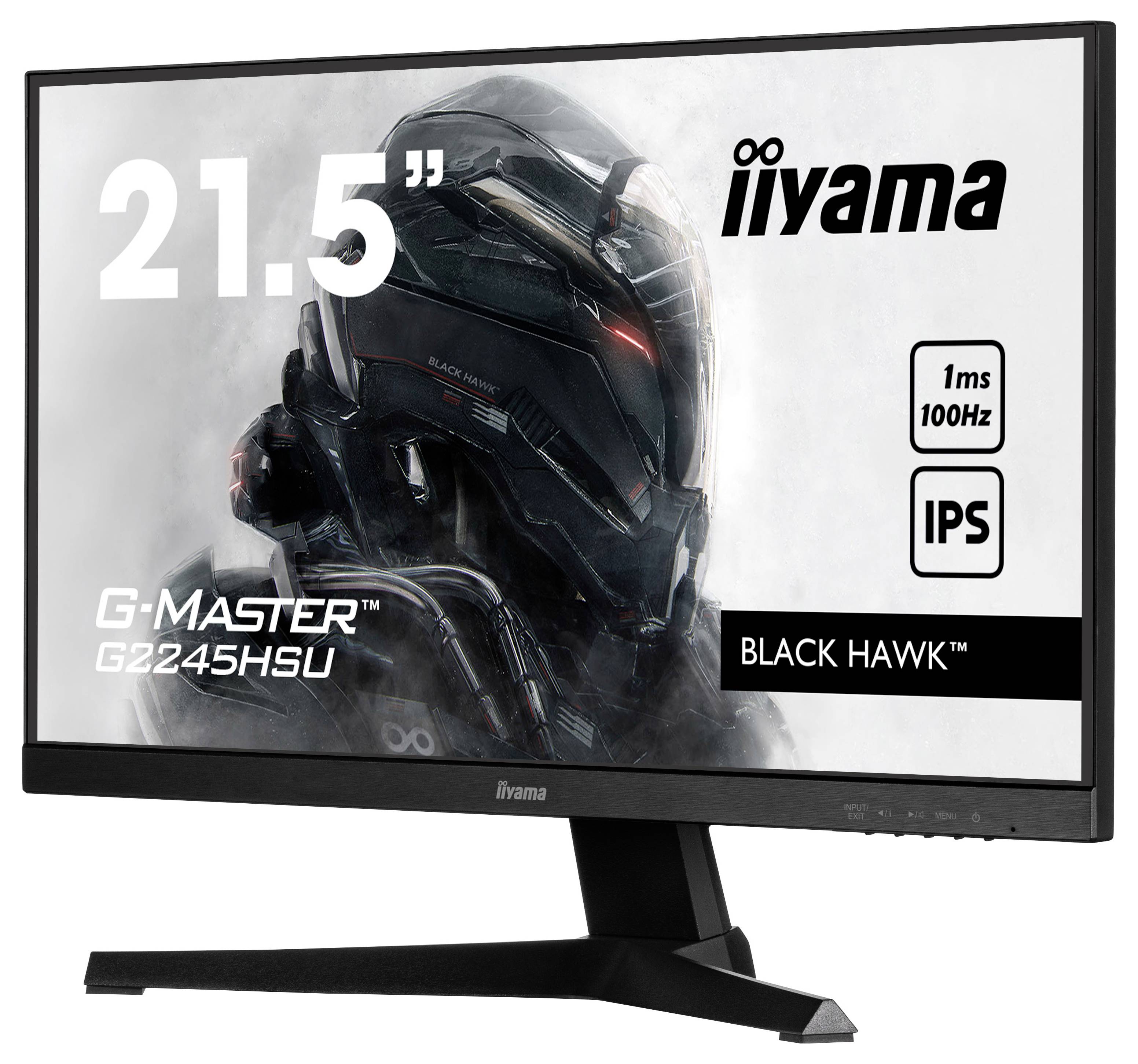Iiyama G-Master Black Hawk G2245HSU-B2 Gaming Monitor EEK E (A - G) 54.6cm (21.5 Zoll) 1920 x 1080 Pixel 16:9 1 ms HDMI®