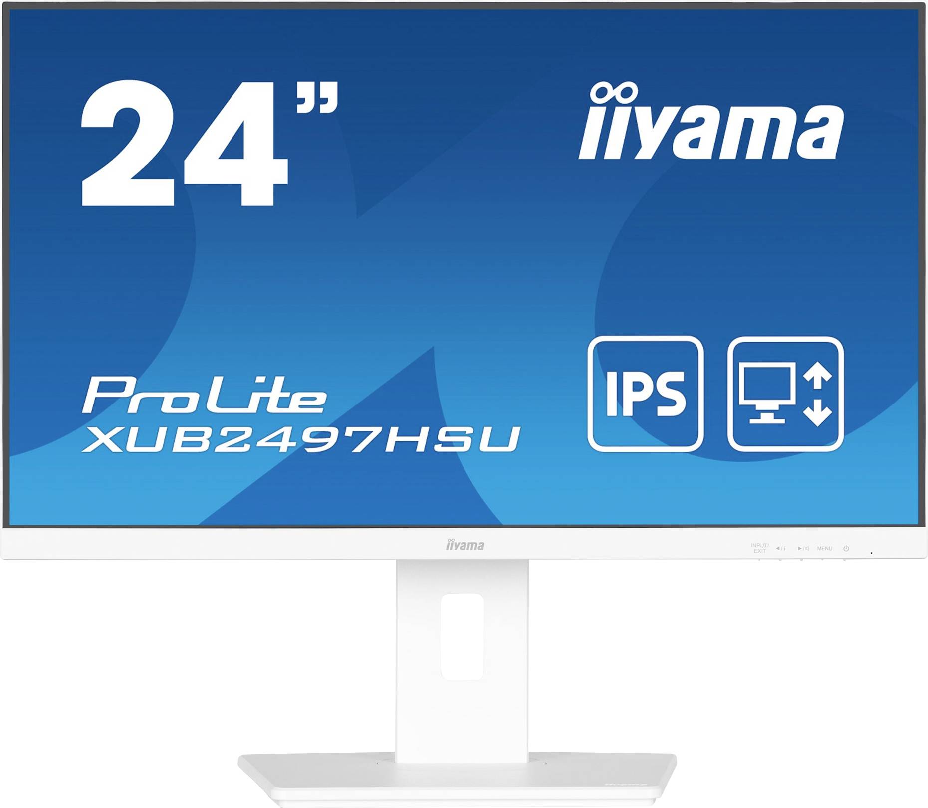 Iiyama ProLite XUB2497HSU-W2 LED-Monitor EEK E (A - G) 60.5cm (23.8 Zoll) 1920 x 1080 Pixel 16:9 1 ms HDMI®, DisplayPort