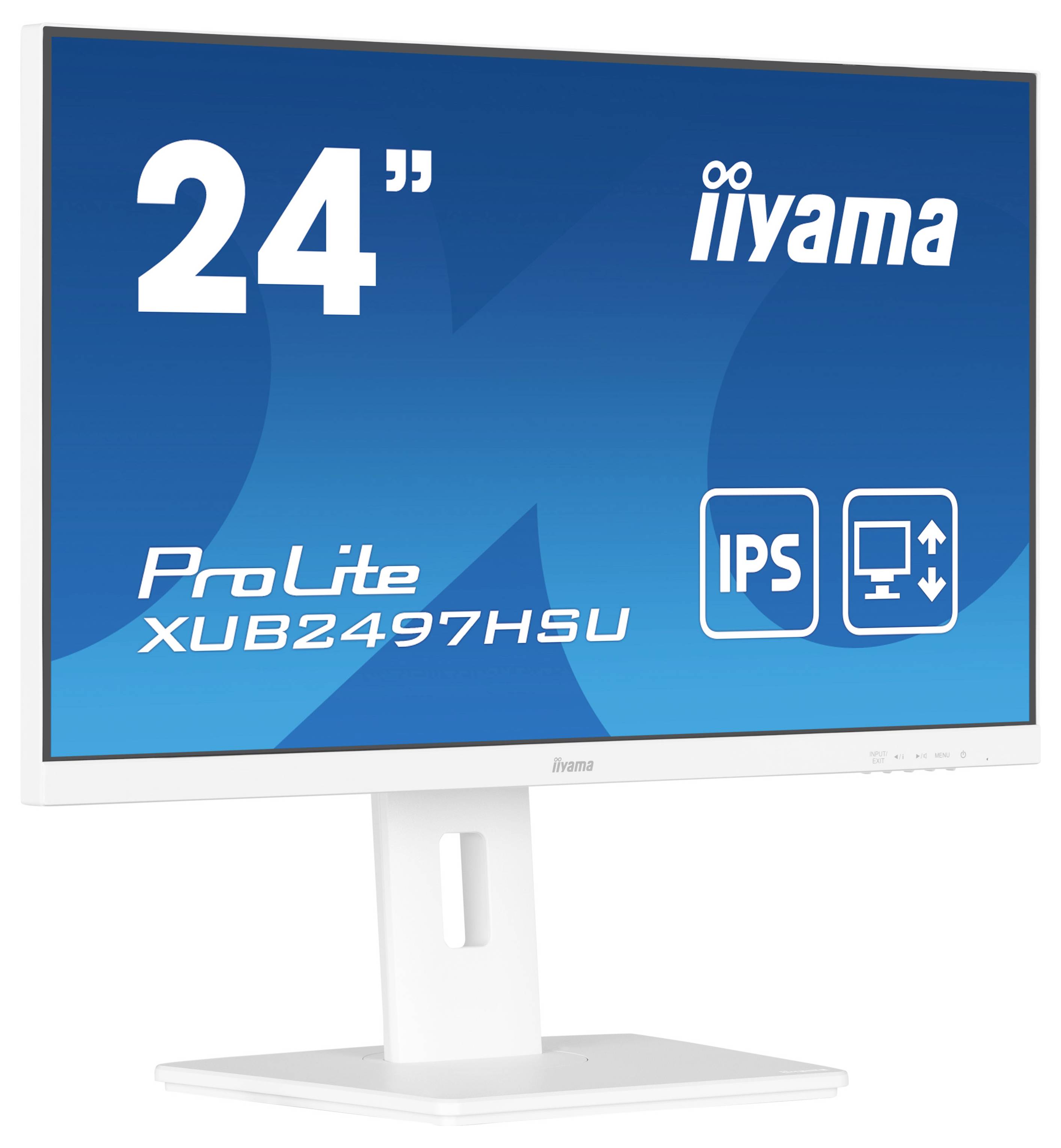 Iiyama ProLite XUB2497HSU-W2 LED-Monitor EEK E (A - G) 60.5cm (23.8 Zoll) 1920 x 1080 Pixel 16:9 1 ms HDMI®, DisplayPort