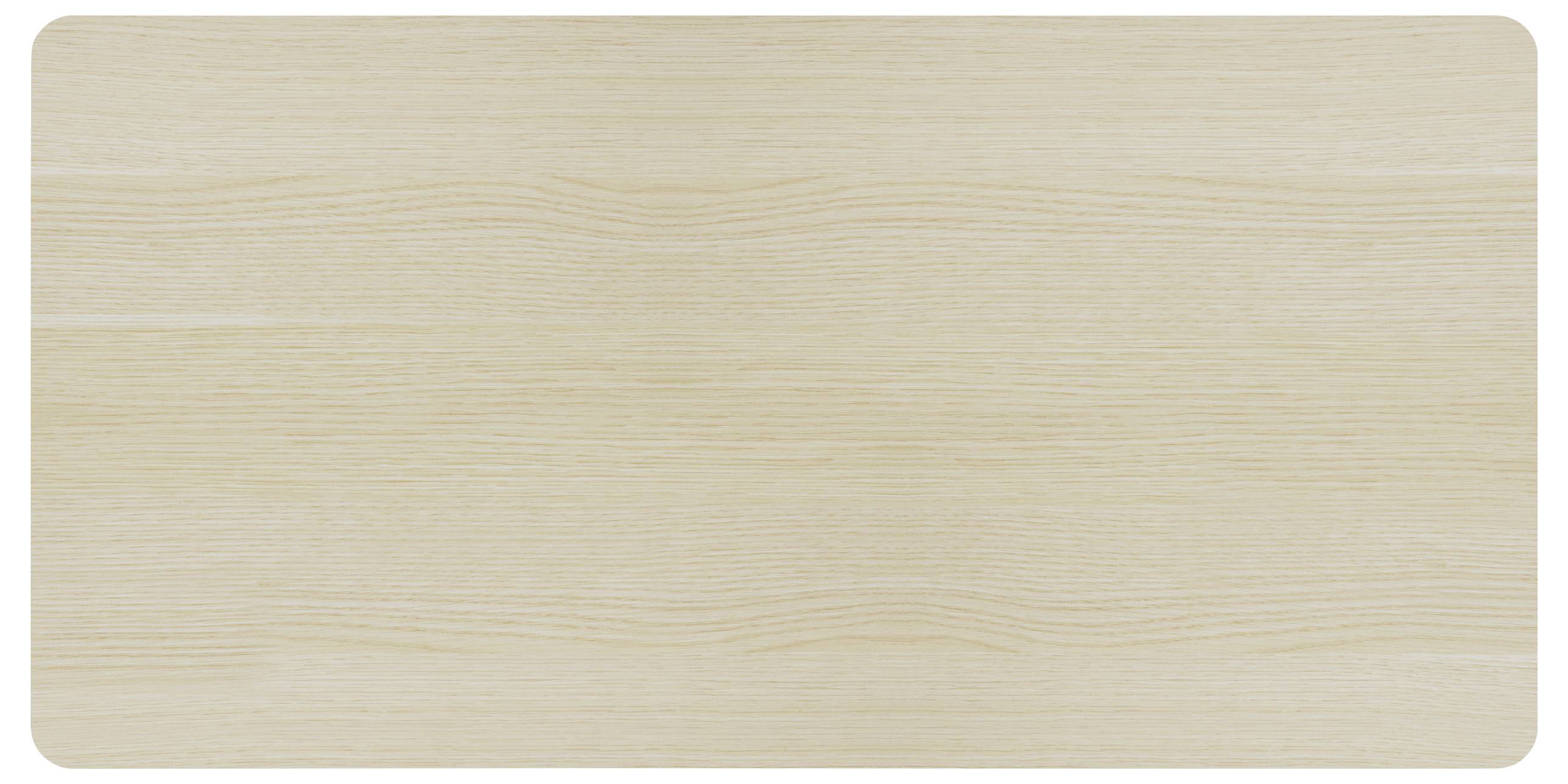 Eine hellbraune, rechteckige Holzoberfläche mit feiner Maserung.