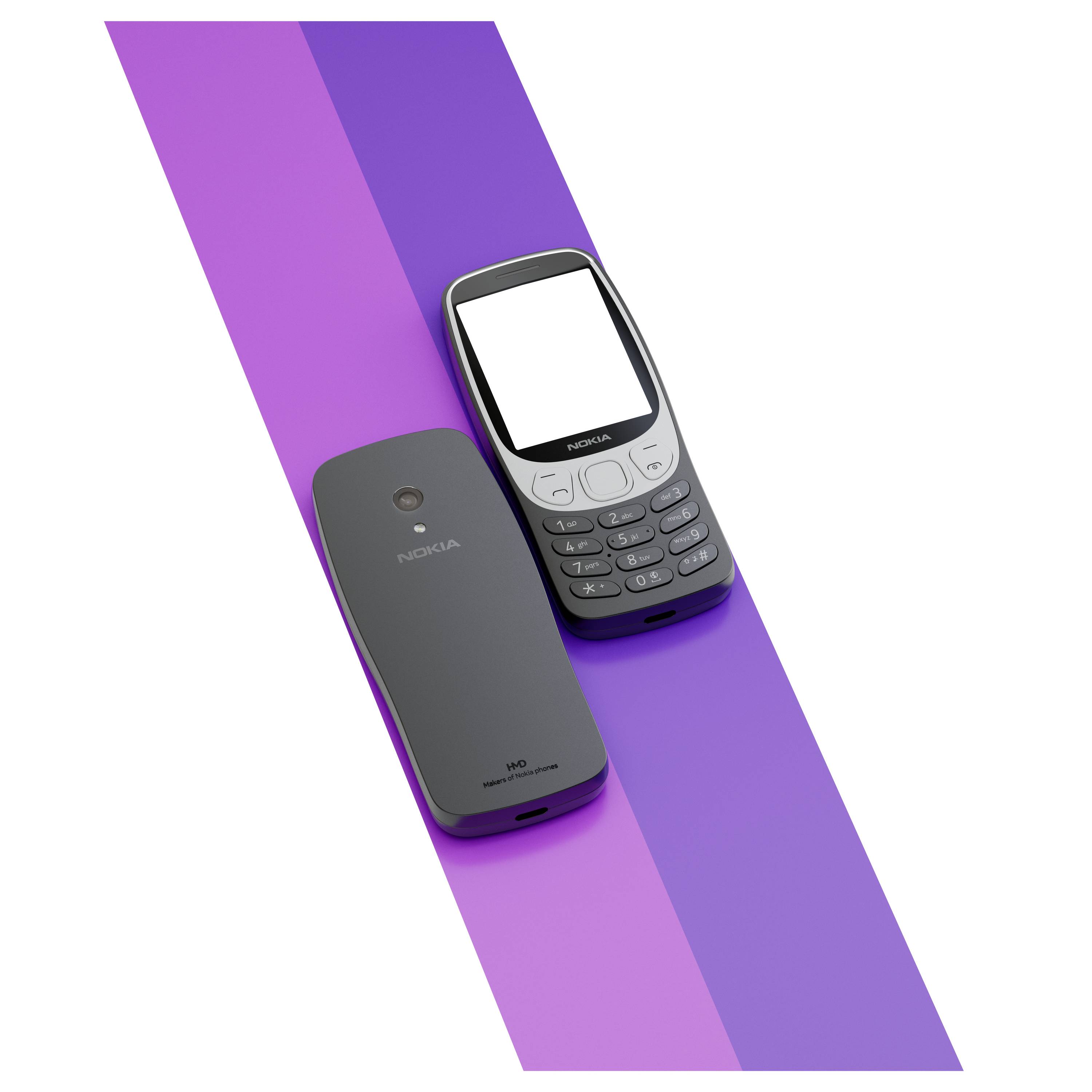 Nokia 3210 4G Dual-SIM-Handy Schwarz/Grau