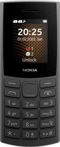 Nokia 105 2G Dual-SIM-Handy Schwarz