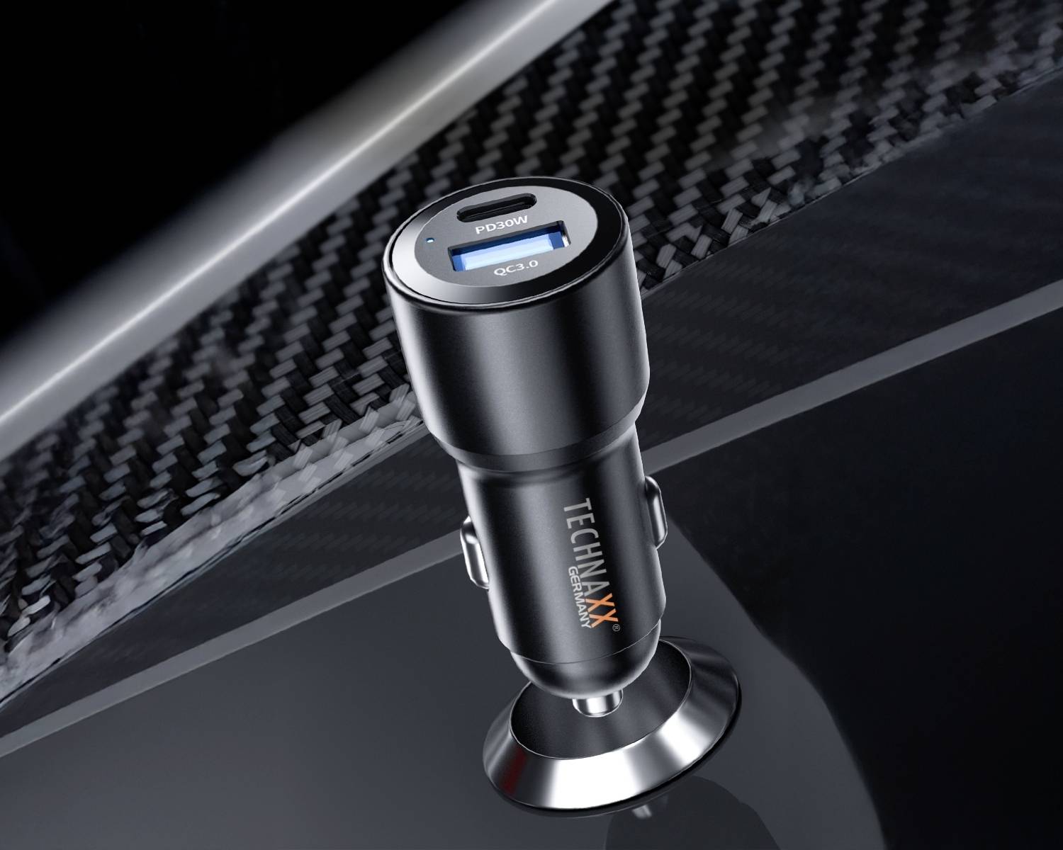 Technaxx Dual KFZ-Ladegerät 60W TX-306 Belastbarkeit Strom max.=3A 12/24V