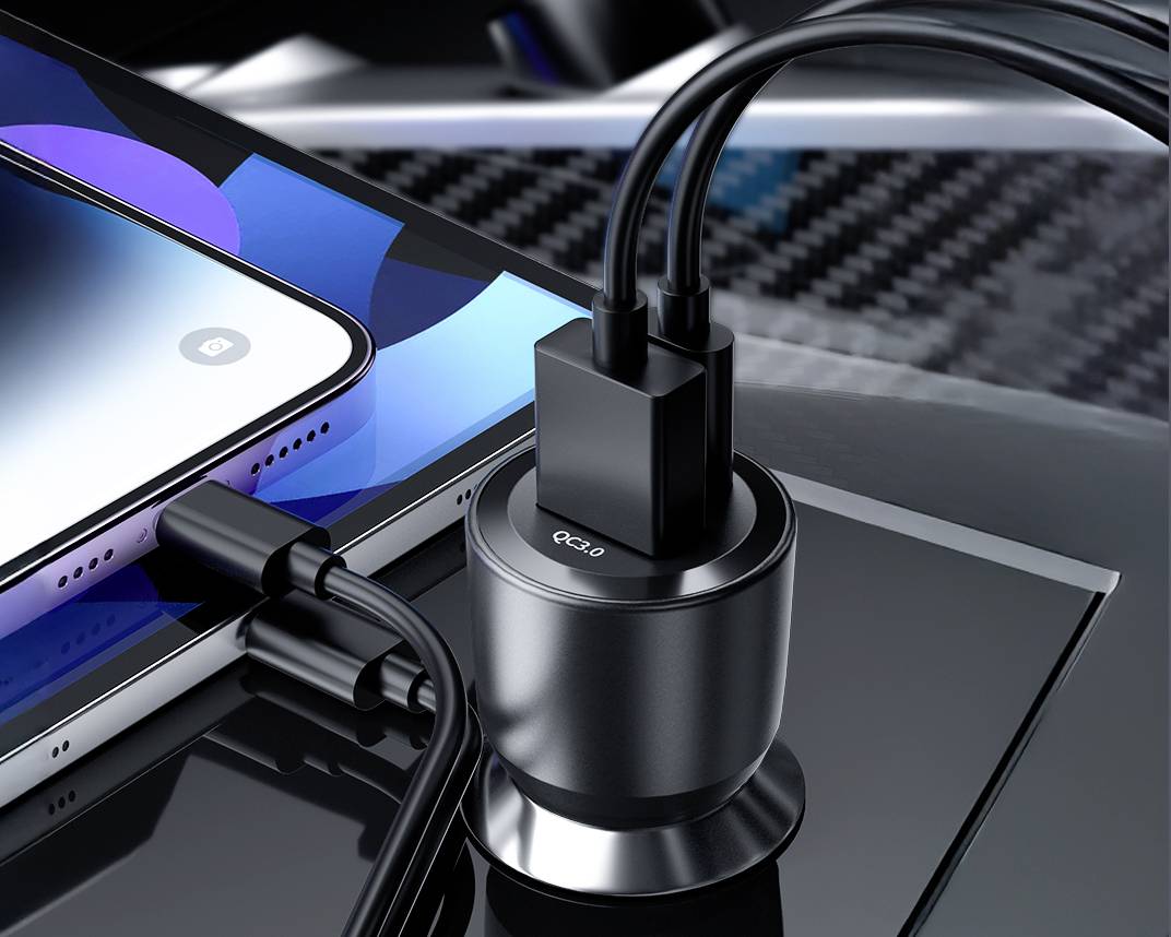 Technaxx Dual KFZ-Ladegerät 60W TX-306 Belastbarkeit Strom max.=3A 12/24V