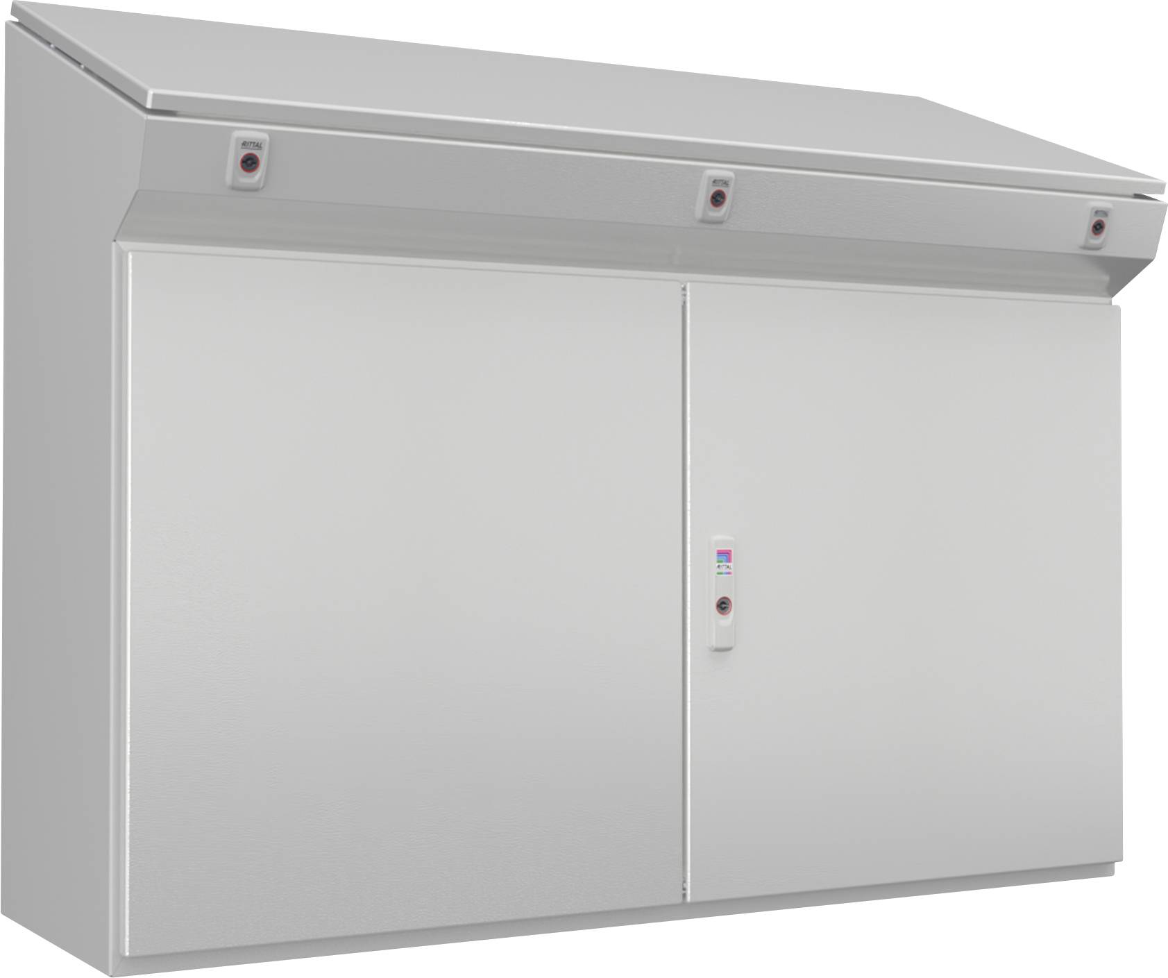 Rittal CX 6742.000 Standpult (B x H) 1200mm x 970mm Stahlblech Grau (RAL 7035) 1St.