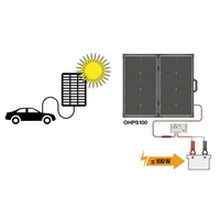 Osram Automotive BATTERYcharge SOLAR 100W Monokristallines Solarmodul 100W 12 V, 5V Osram Automotive BATTERYcharge SOLAR 100W Monokristallines Solarmodul 100W 12 V, 5V