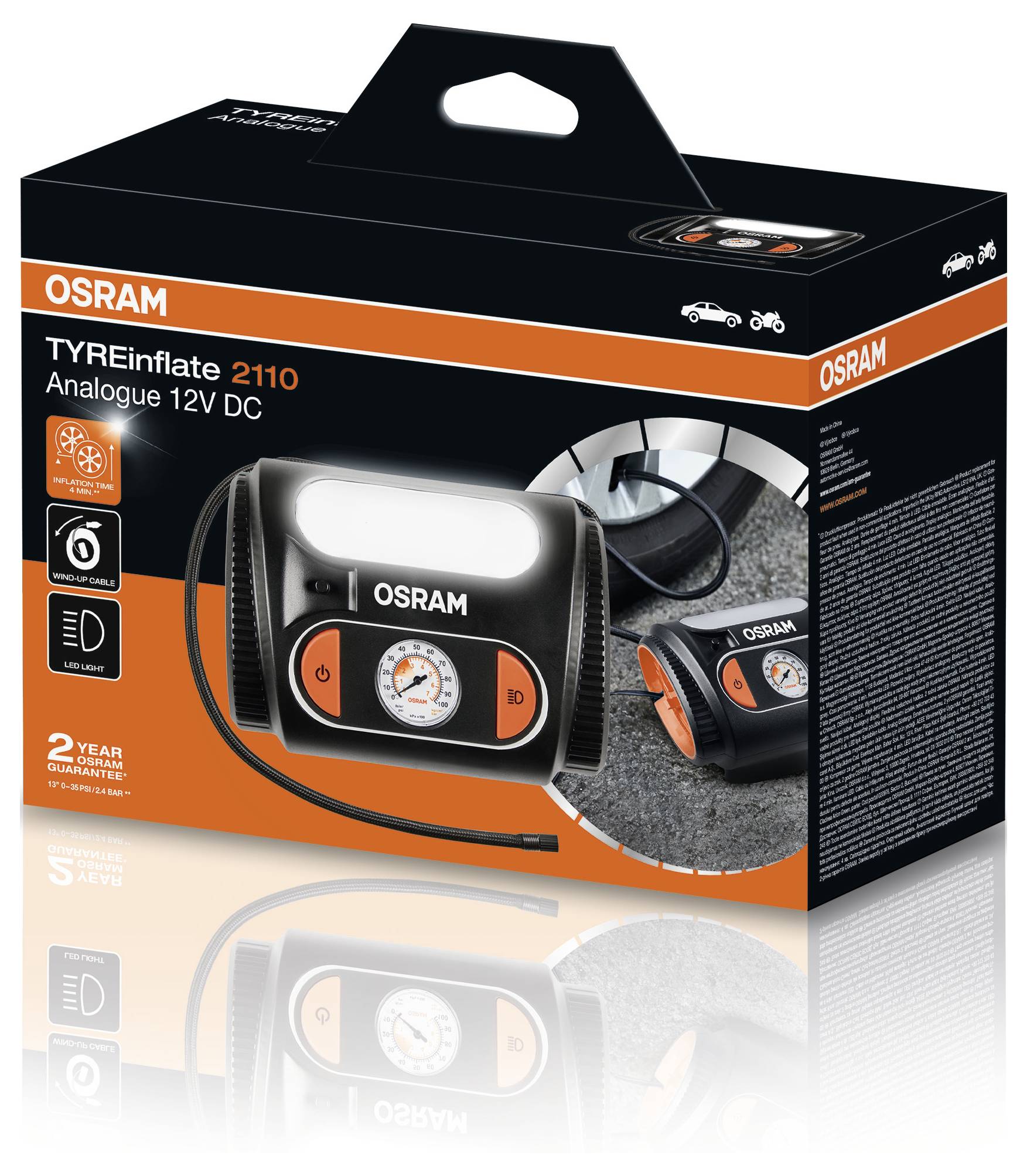 Osram Automotive OTI2110 Kompressor TYREinflate 2110