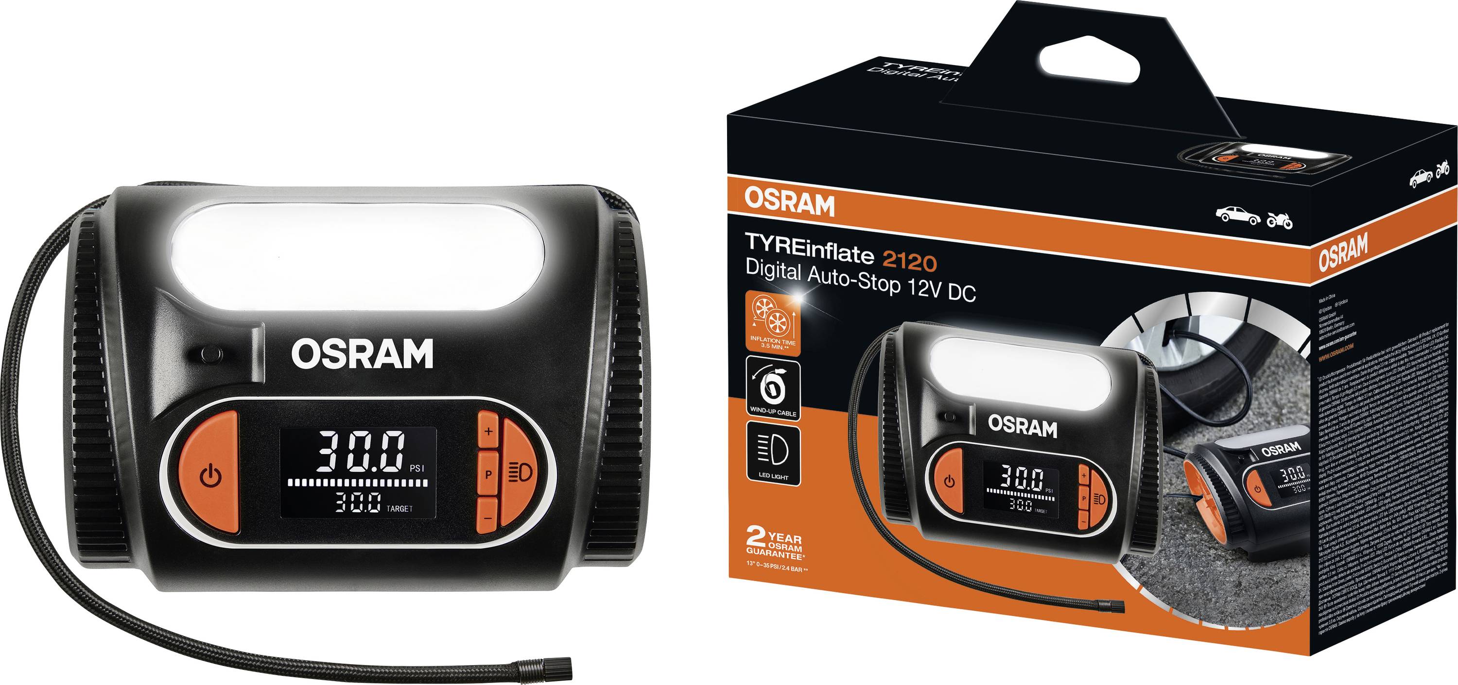 Osram Automotive OTI2120 Kompressor TYREinflate 2120