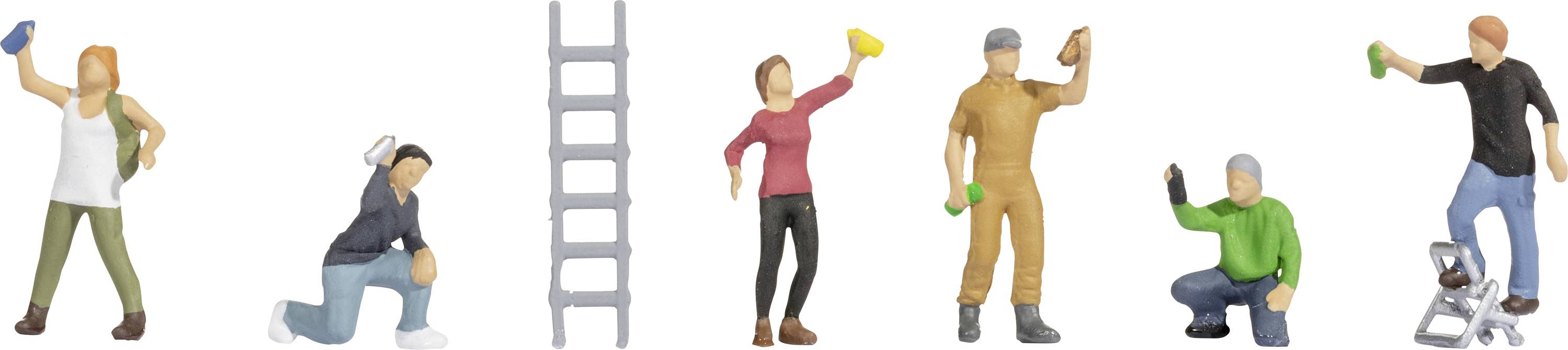 NOCH N Graffity Sprayer Bemalt, Stehend