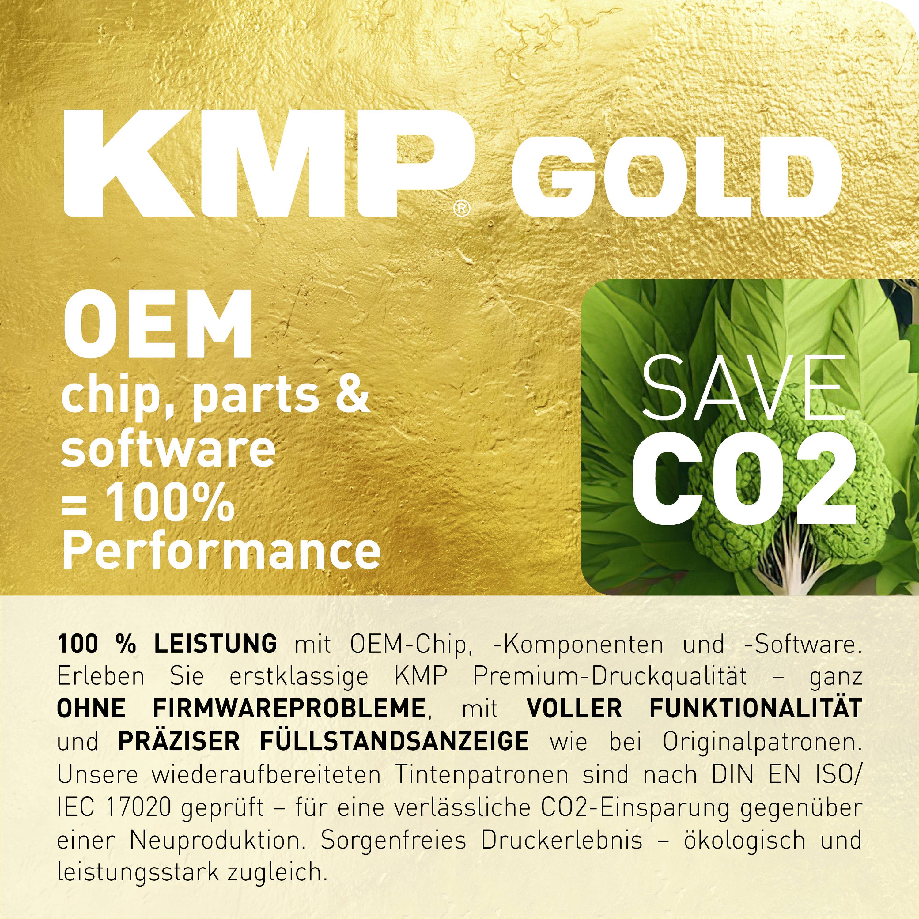 KMP Druckerpatrone Original Cyan 1766,6003