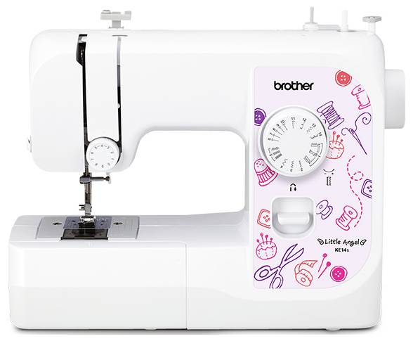 Brother Freiarmnähmaschine KE14SVM1 LED-Licht Weiß