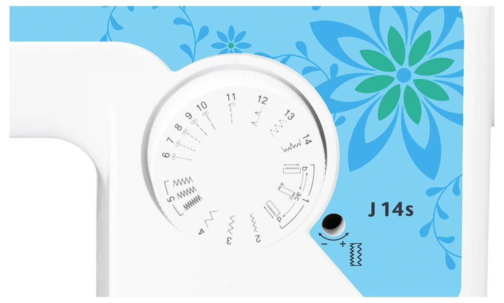 Brother Freiarmnähmaschine J14SVM1 LED-Licht Weiß
