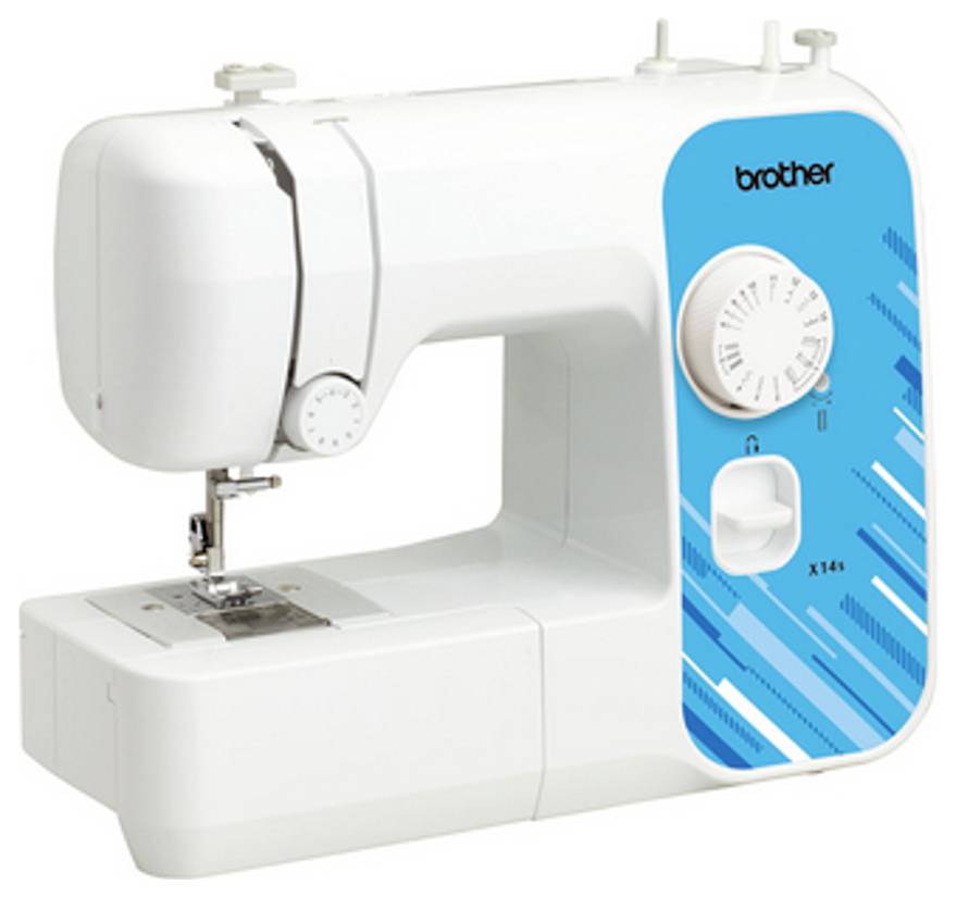 Brother Freiarmnähmaschine X14SVM1 LED-Licht Blau, Weiß