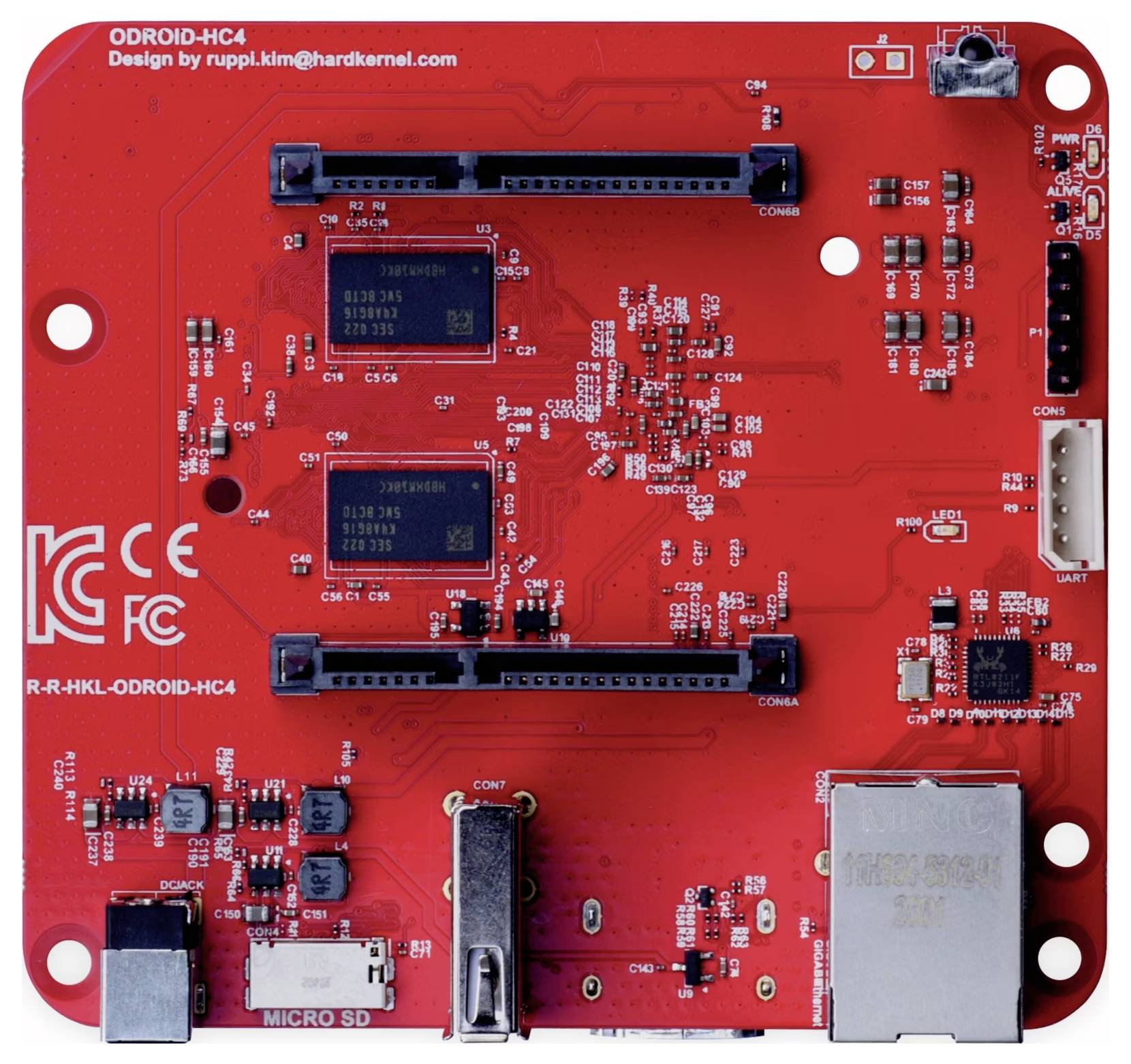ODROID HC4 Board OLED HC4 4GB 4 x