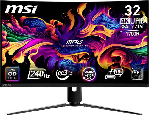 MSI 9S6-3DD64T-005 Gaming Monitor EEK G (A - G) () 16:9 0.05 ms