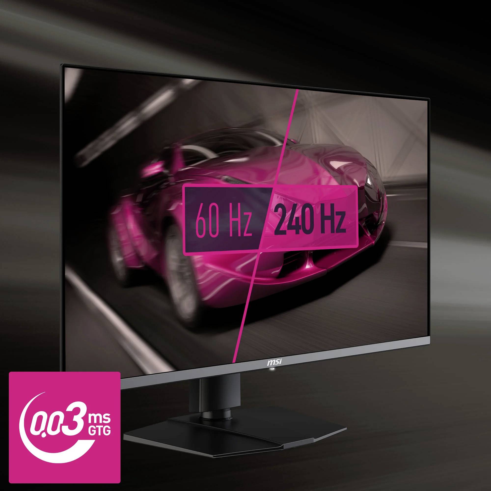 MSI 9S6-3DD29A-021 Gaming Monitor EEK G (A - G) 80 cm (31.5 Zoll) 3840 x 2160 Pixel 16:9 0.03 ms HDMI® 2.1, DisplayPort 2.1, USB-C® (DP Alt Mode)