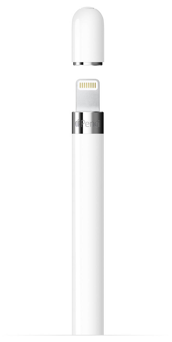 Apple Pencil (1. Generation) Touchpen Bluetooth, wiederaufladbar, mit druckempfindlicher Schreibspitze, mit präziser Schreibspitze Weiß